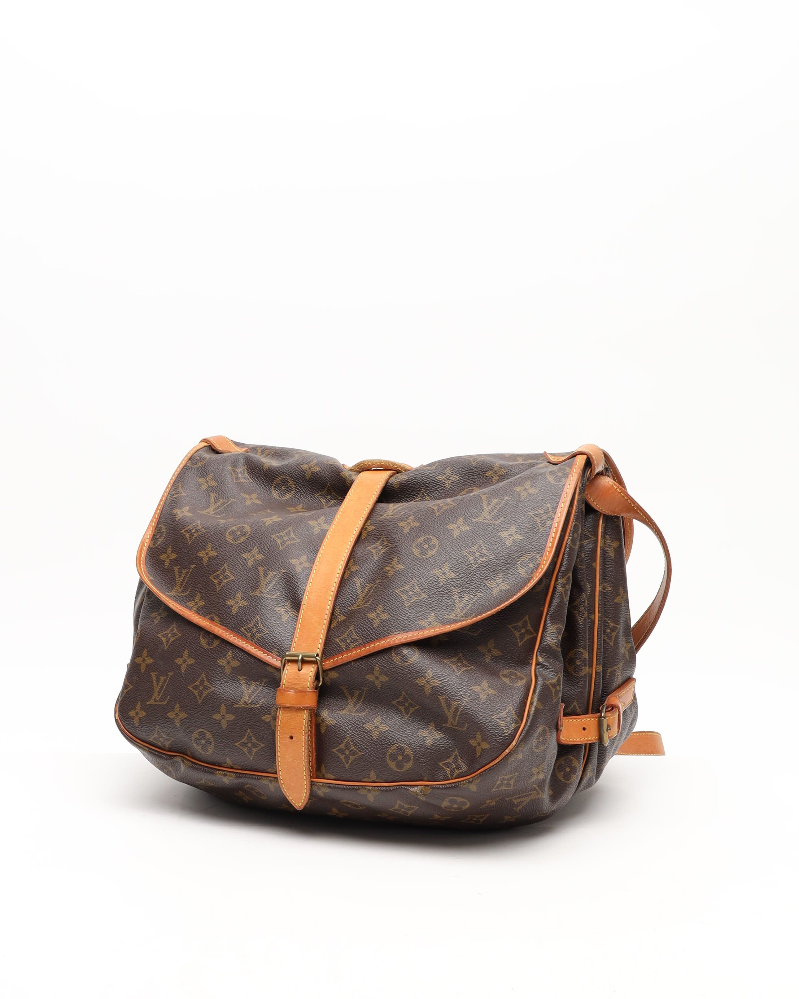 Pre-owned Louis Vuitton Monogram Saumur 35 Bag