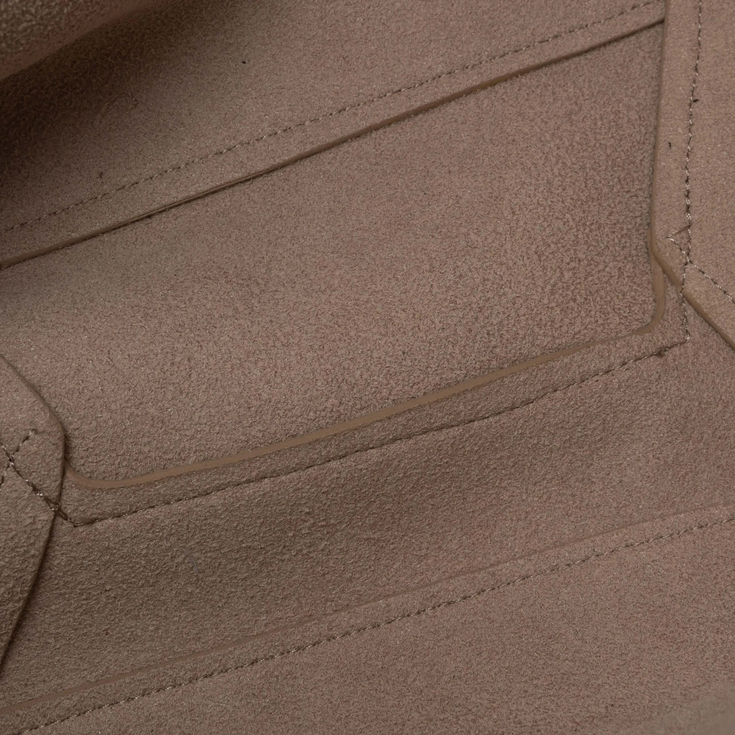 Celine Sangle Large Bucket Bag In Neutral