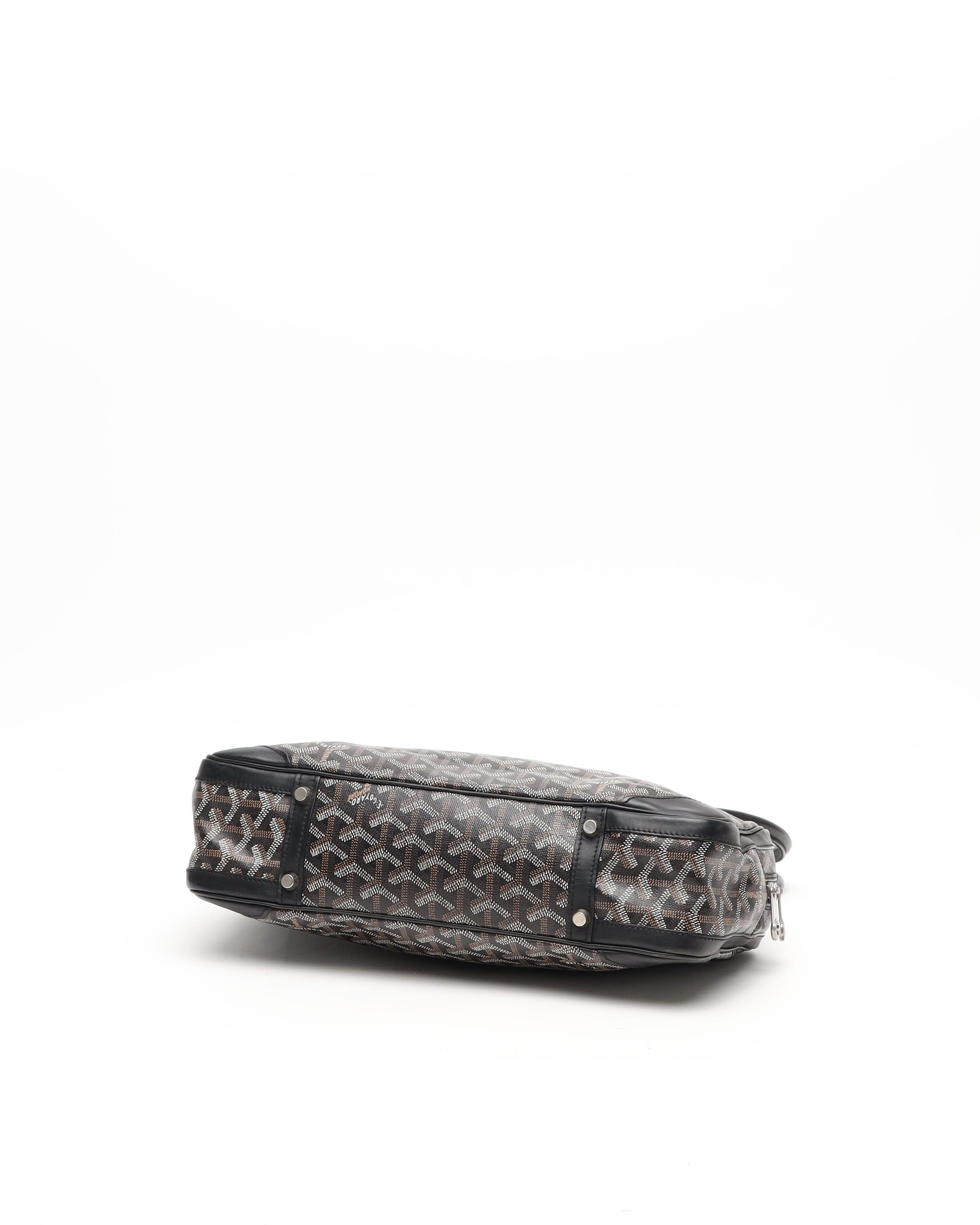 Pre-owned Goyard Saint Martin Hobo Bag In Black