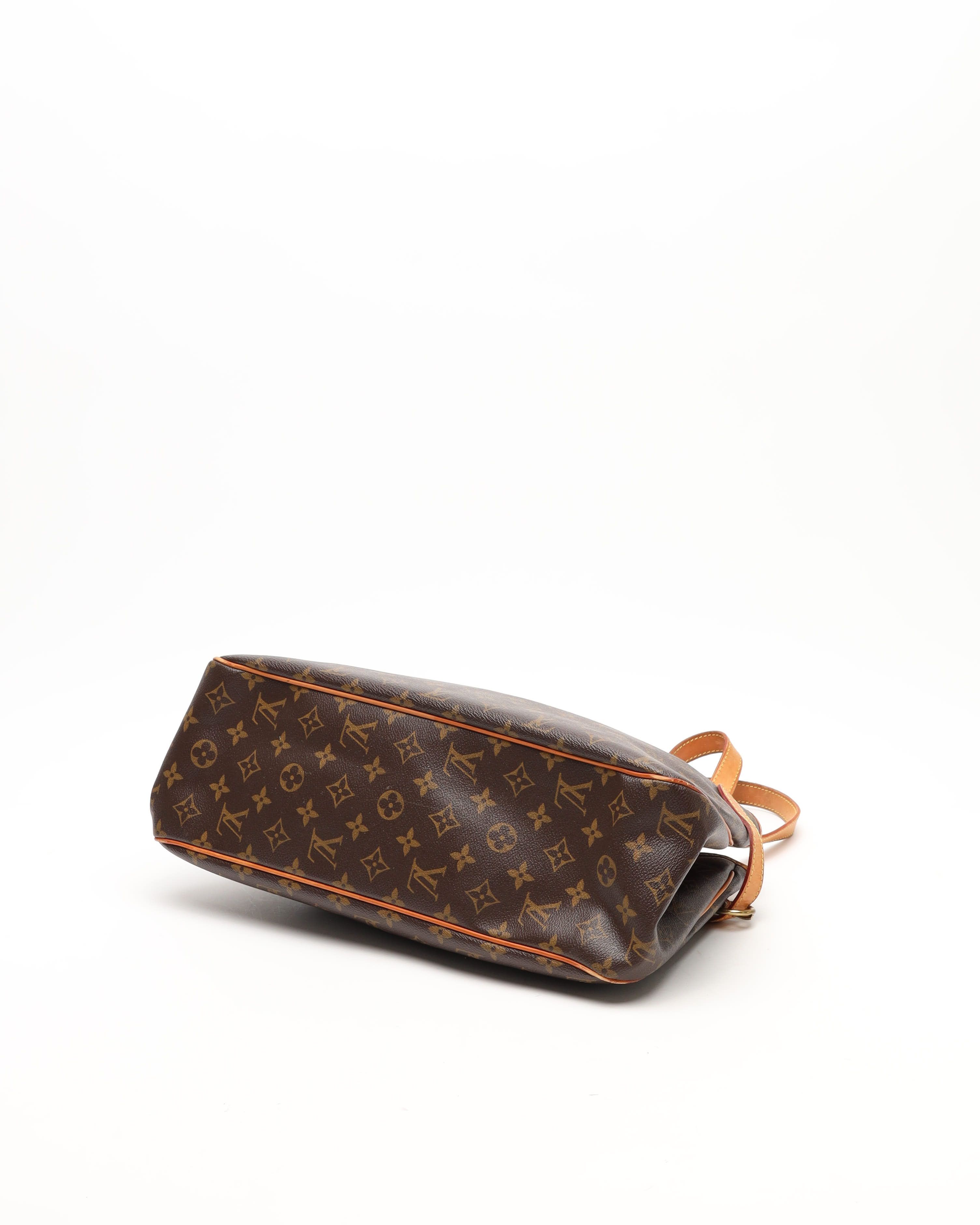 Pre-owned Louis Vuitton Monogram Batignolles Horizontal Tote Bag In Brown