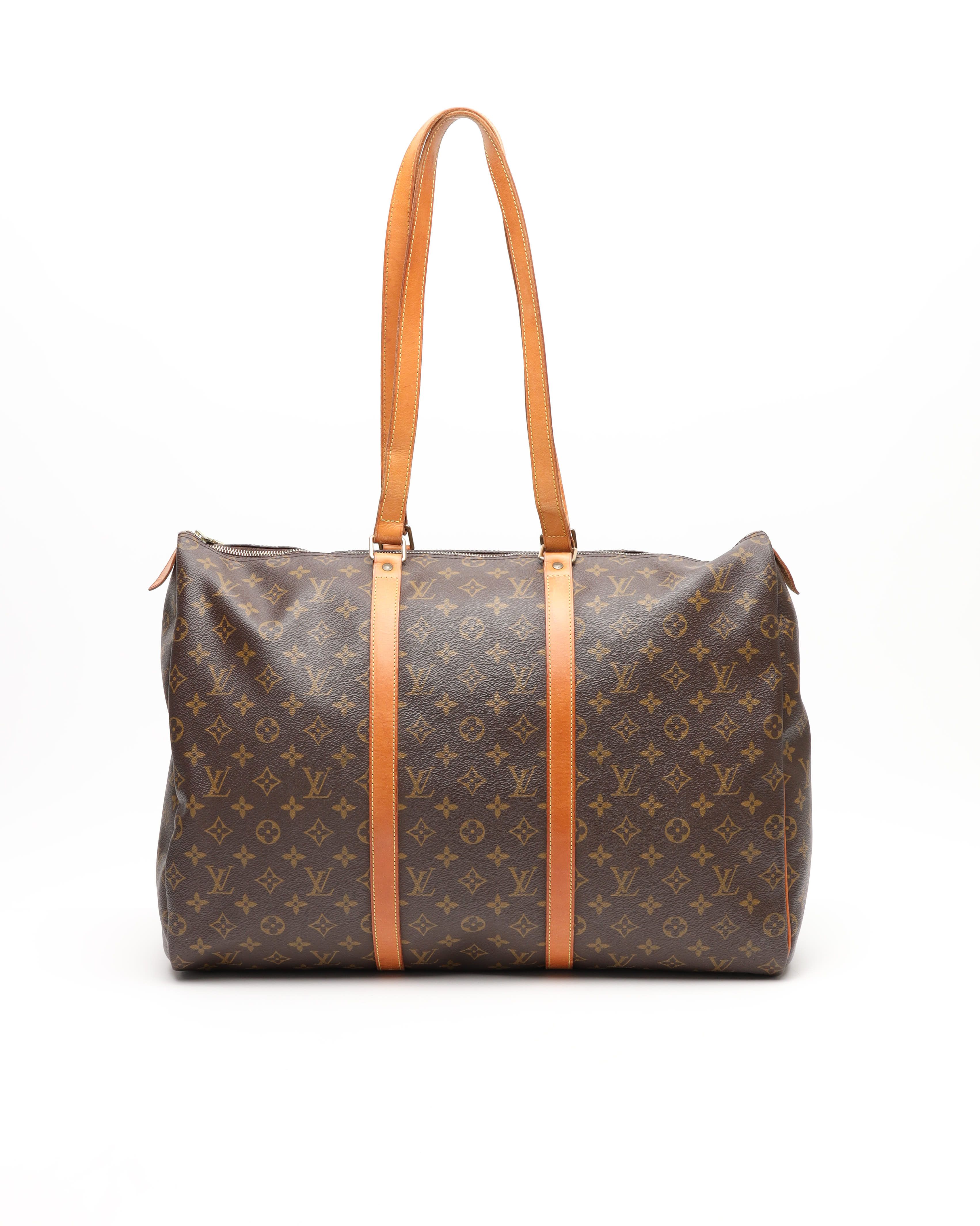 Pre-owned Louis Vuitton Monogram Flannery 50 Bag In Brown