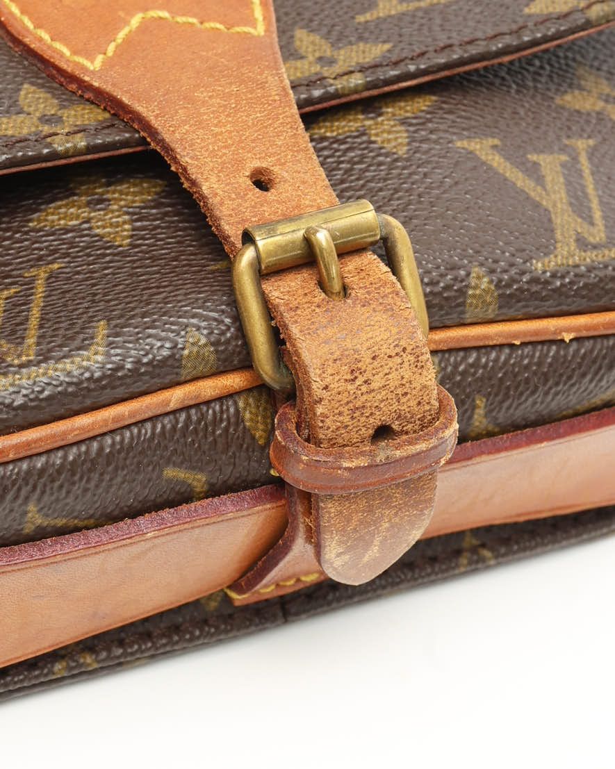 Pre-owned Louis Vuitton Cartouchiere Pm Bag In Brown