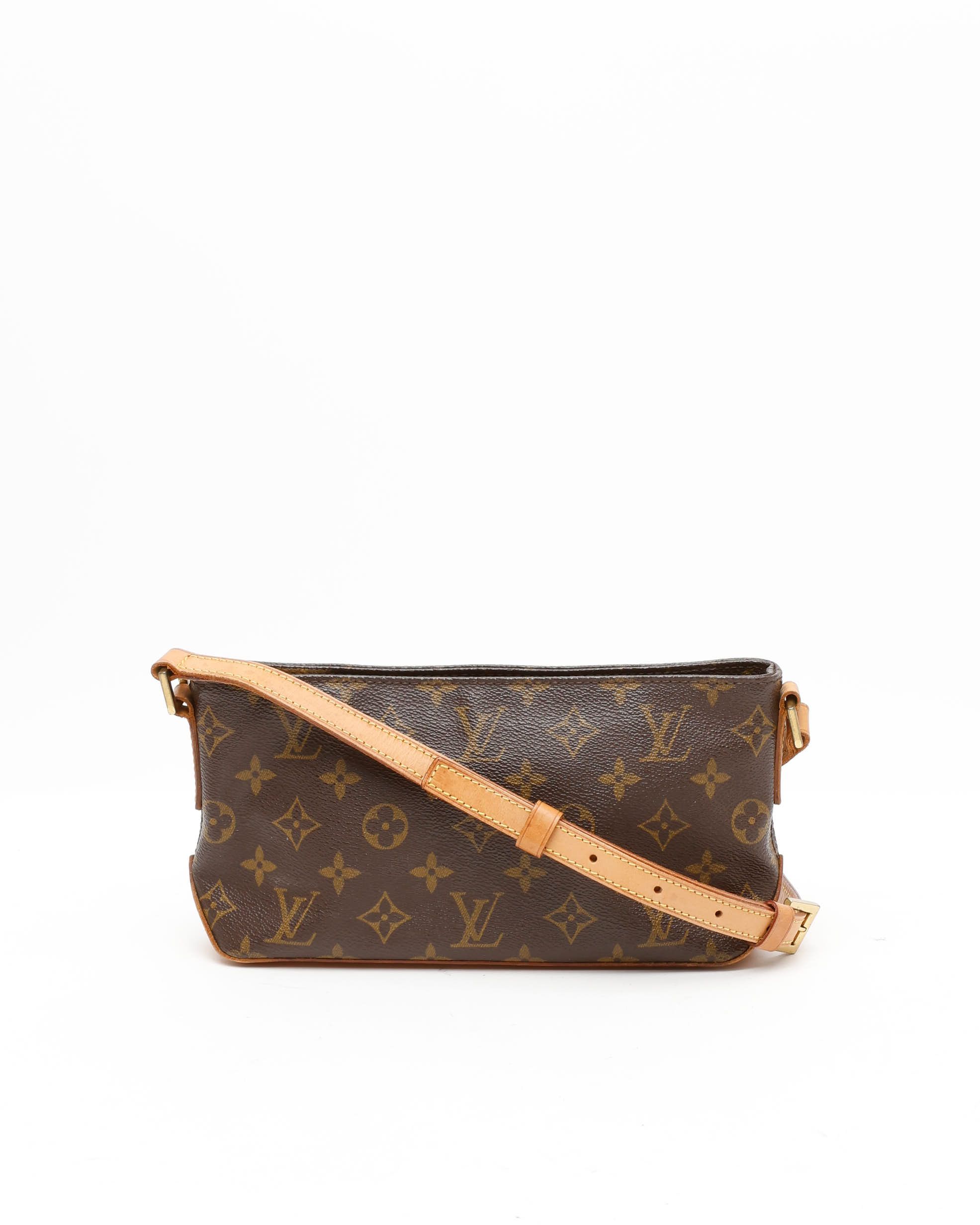 Pre-owned Louis Vuitton Monogram Trotteur Bag In Brown