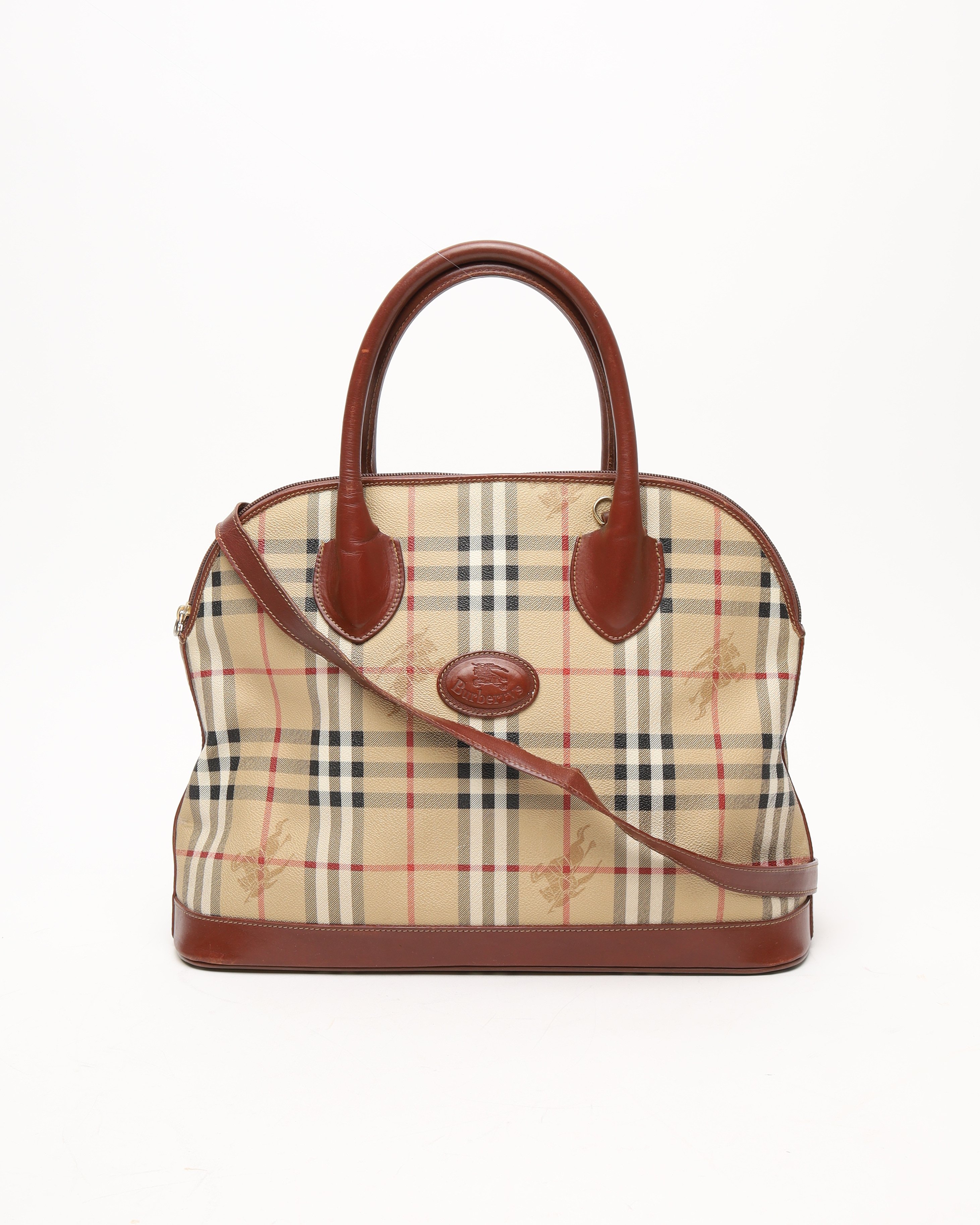 BURBERRY Nova Check Shoulder Bag