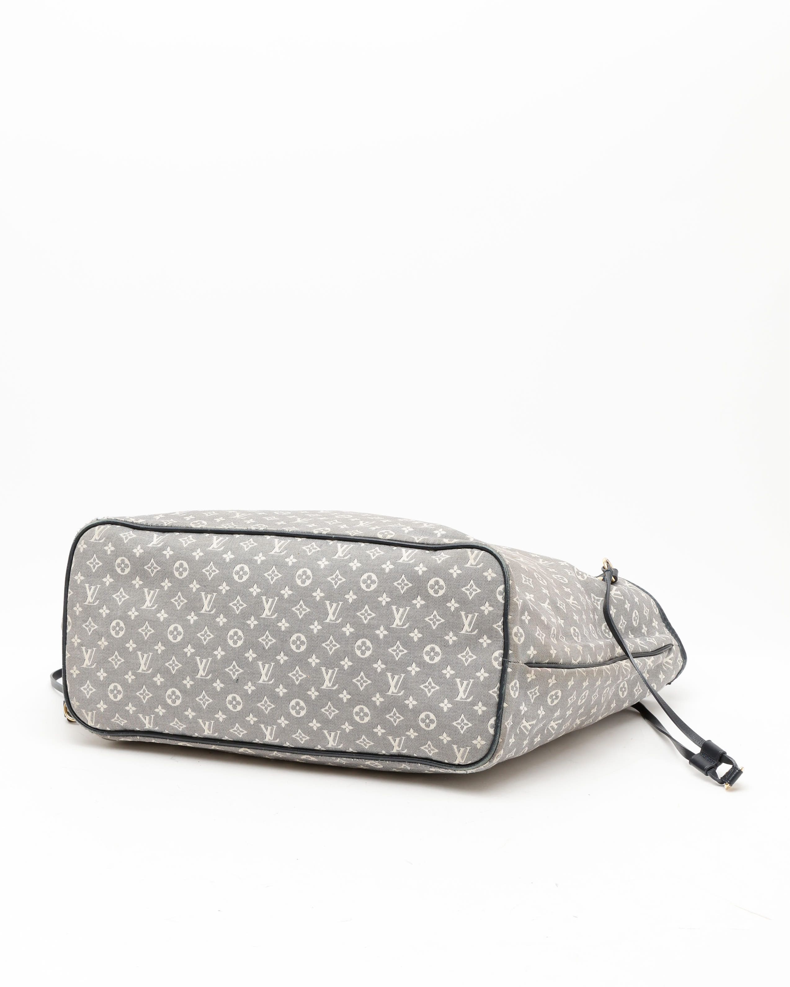 Pre-owned Louis Vuitton Monogram Idylle Neverfull Mm Tote Bag In Blue