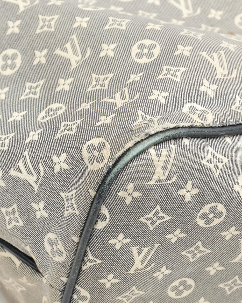 Pre-owned Louis Vuitton Monogram Idylle Neverfull Mm Tote Bag In Blue