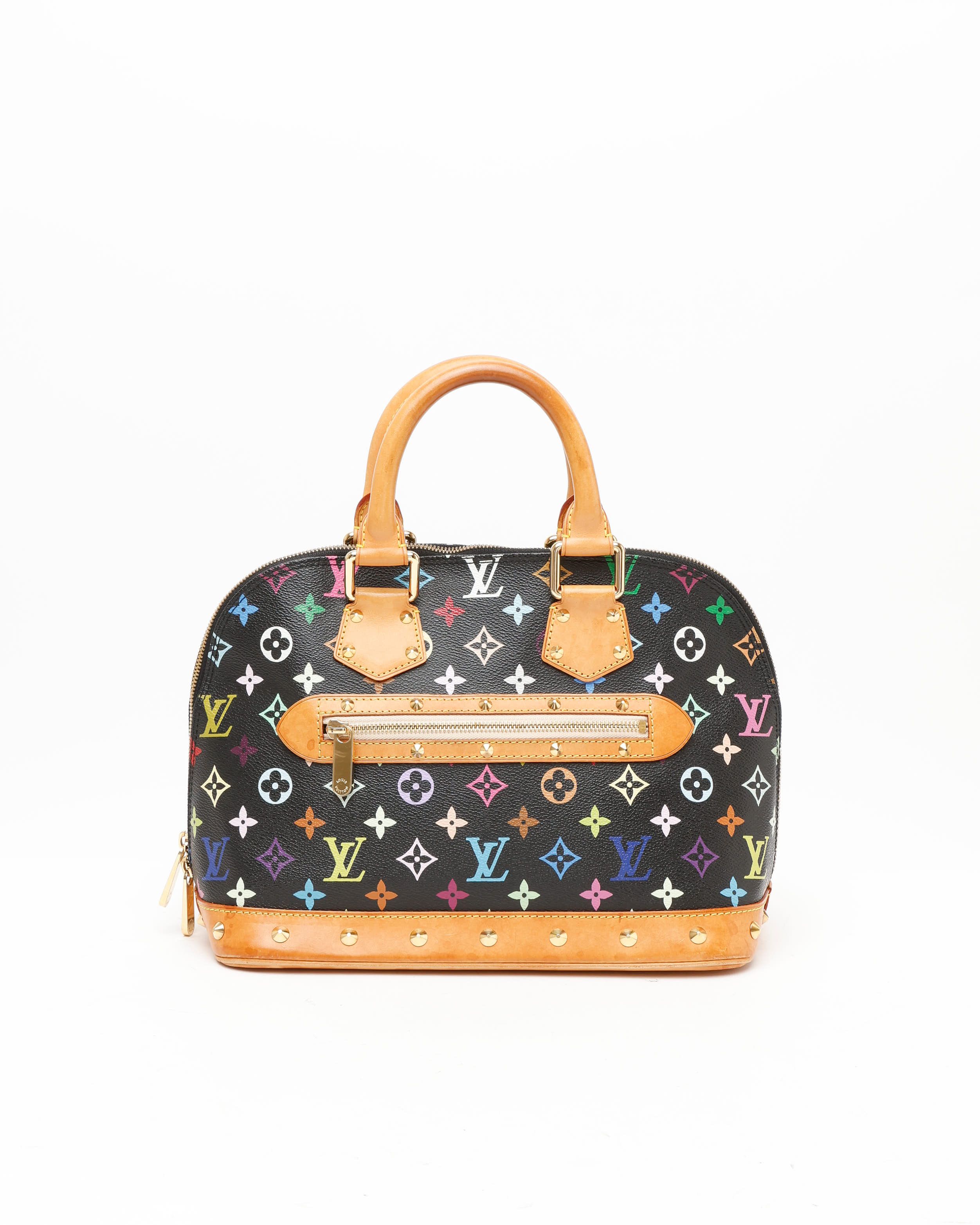 Louis Vuitton Takashi Murakami Multicolor Monogram Alma Pm Bag