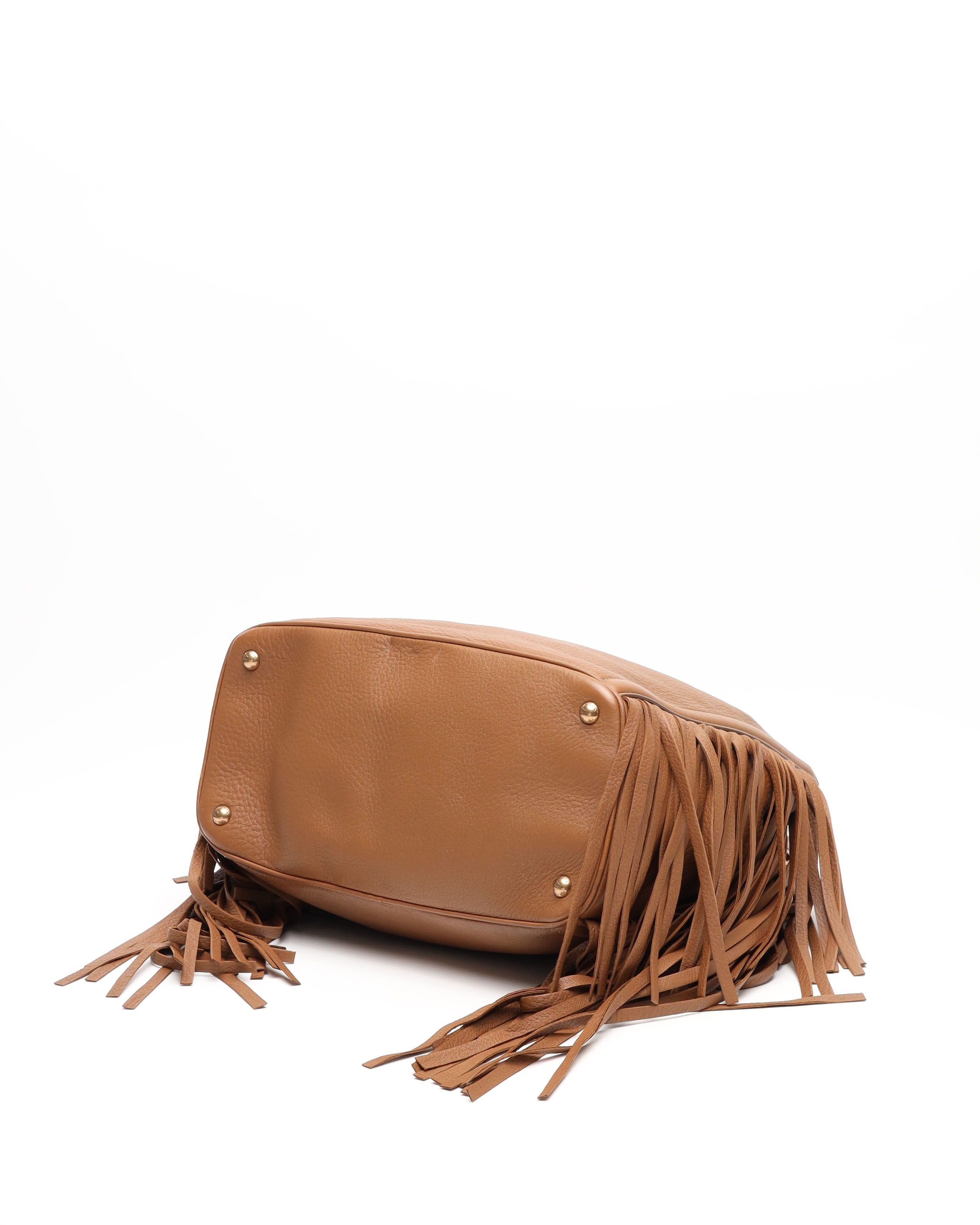 Prada Cervo Fringe Bag