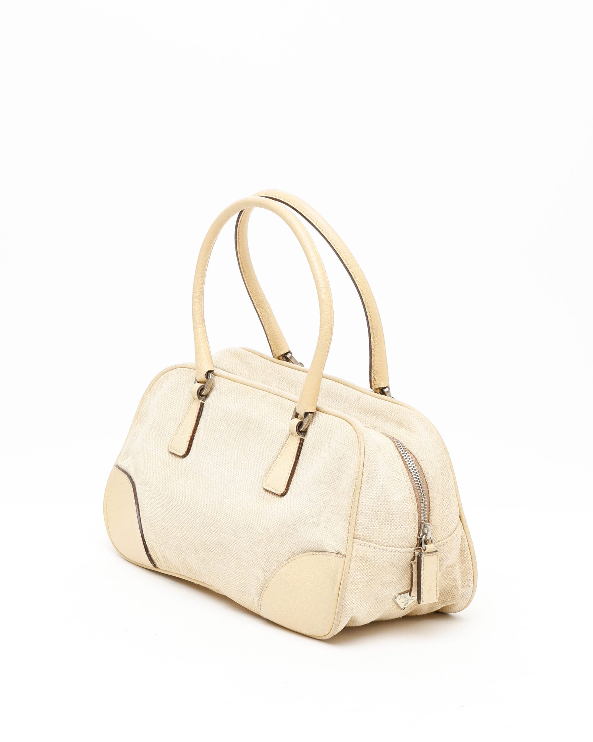 Prada Canapa Bowling Bag
