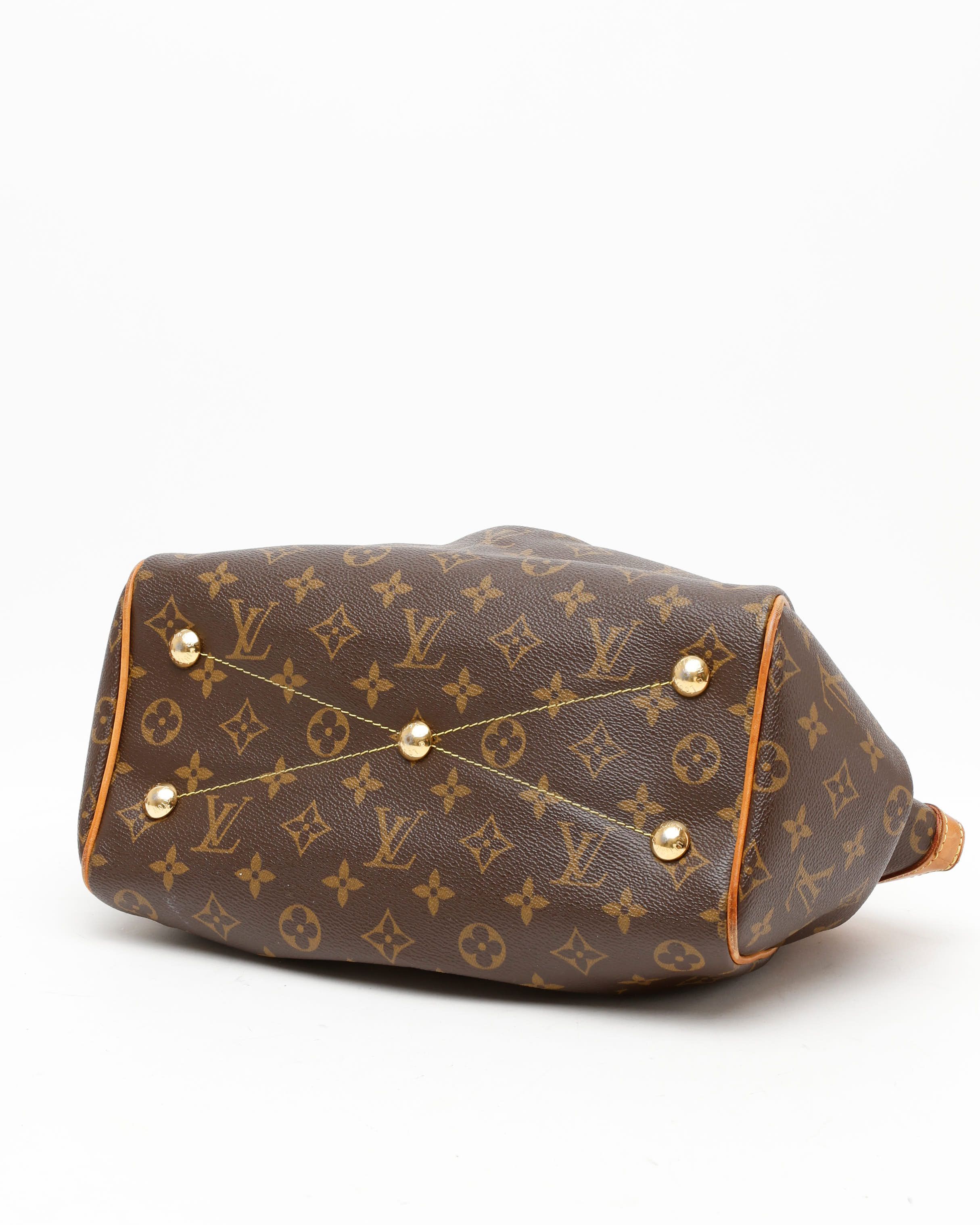 Pre-owned Louis Vuitton Monogram Tivoli Pm Bag In Brown