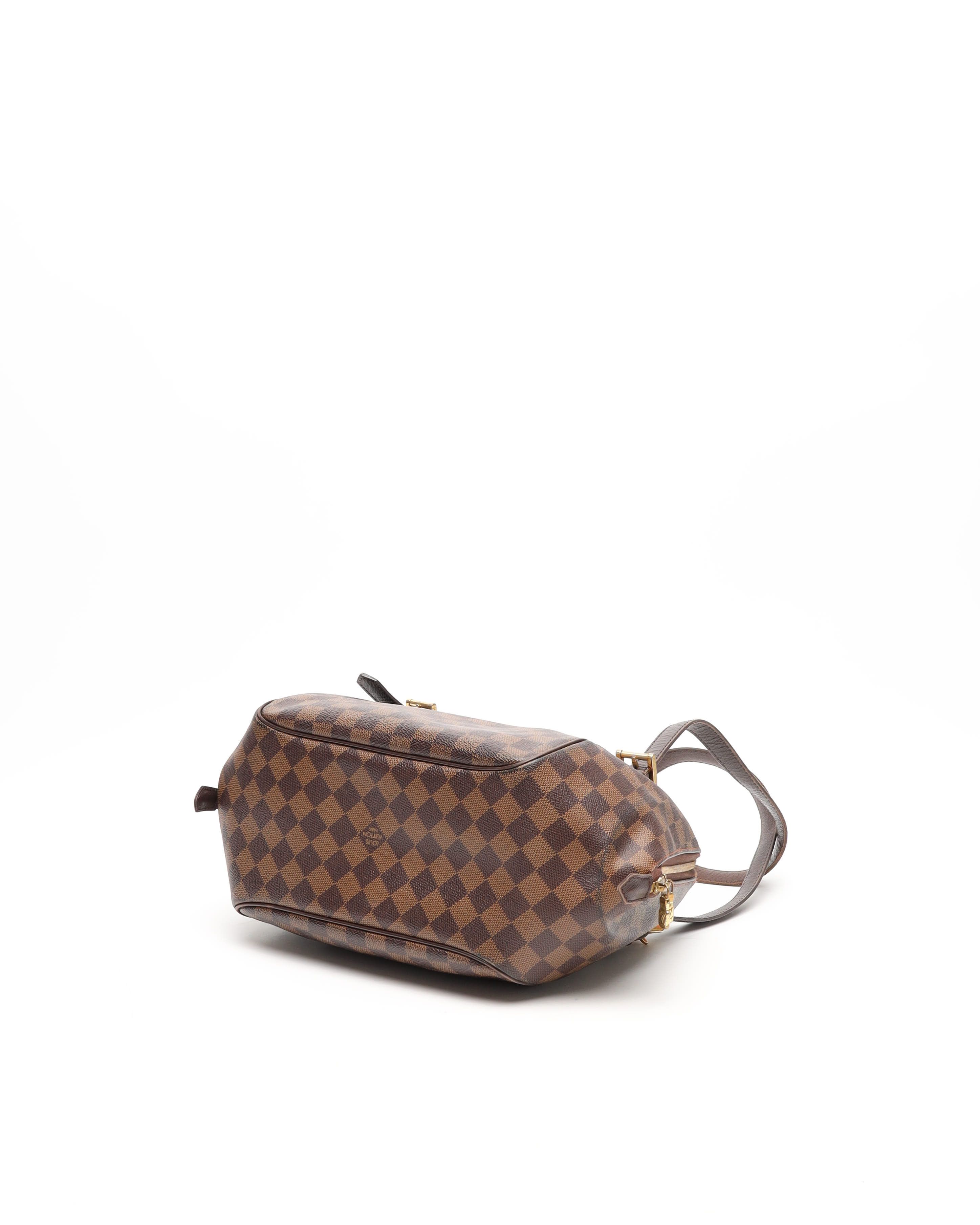 Pre-owned Louis Vuitton Damier Ebene Belem Mm Bag