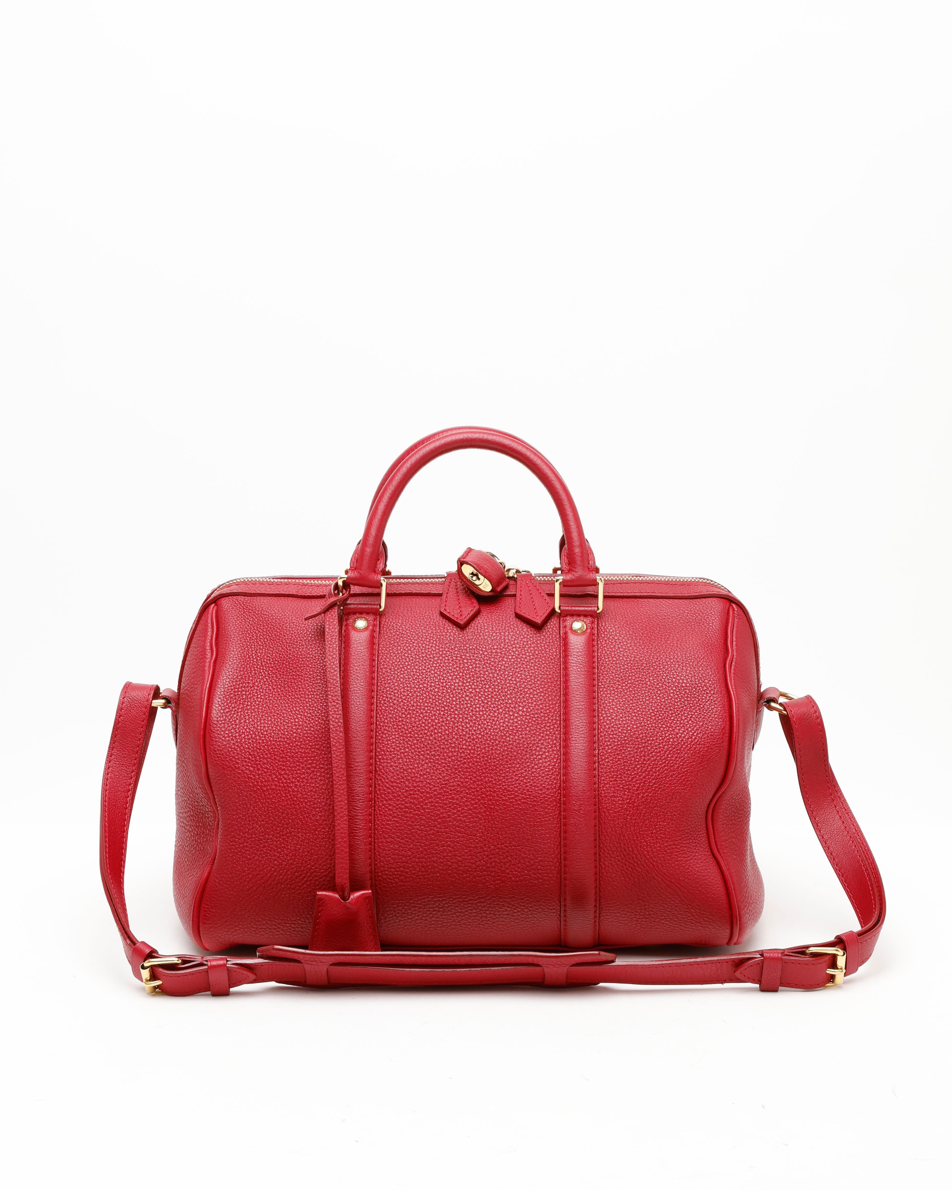 Pre-owned Louis Vuitton Jasper Sofia Coppola Pm Bag In Red