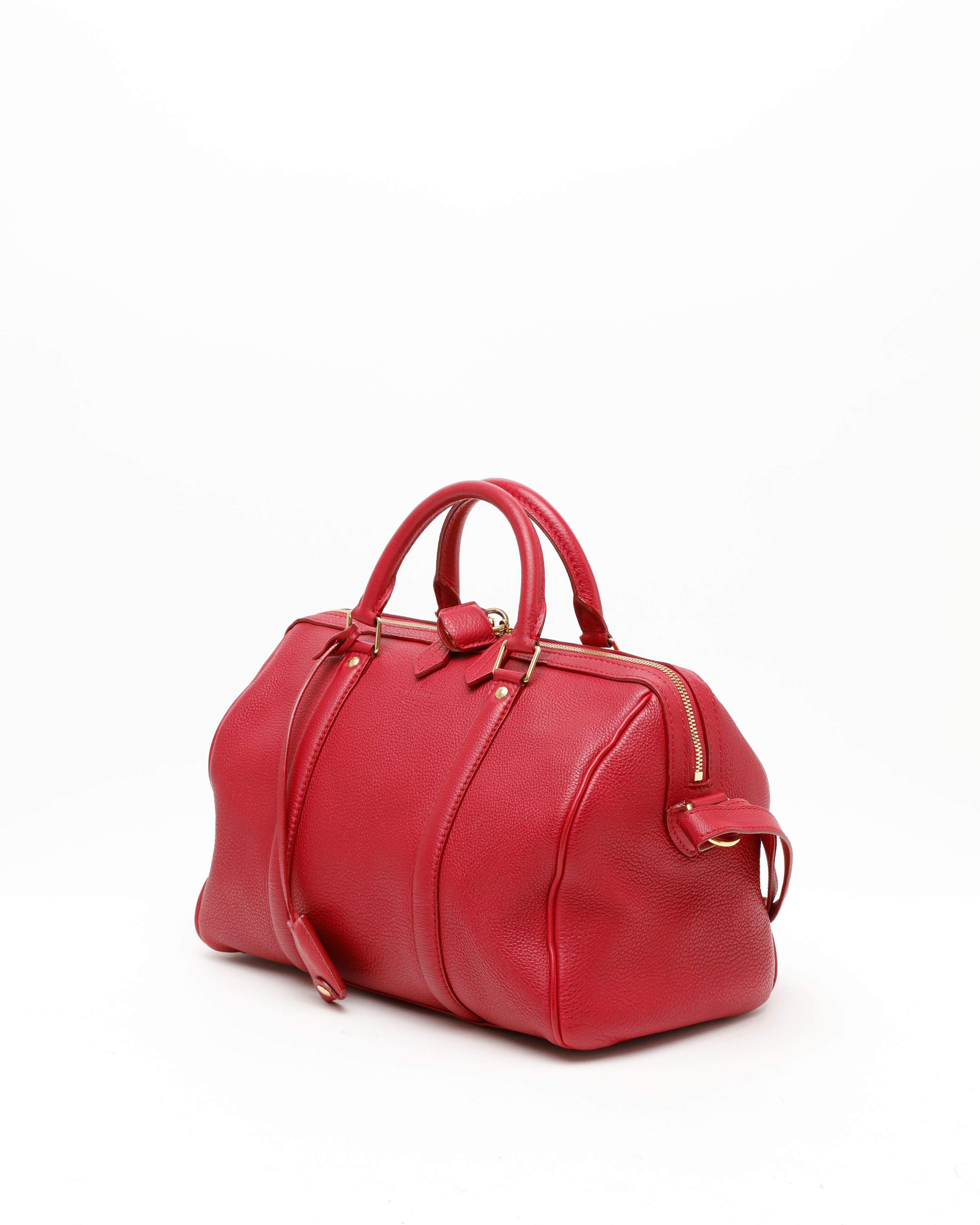 Pre-owned Louis Vuitton Jasper Sofia Coppola Pm Bag In Red