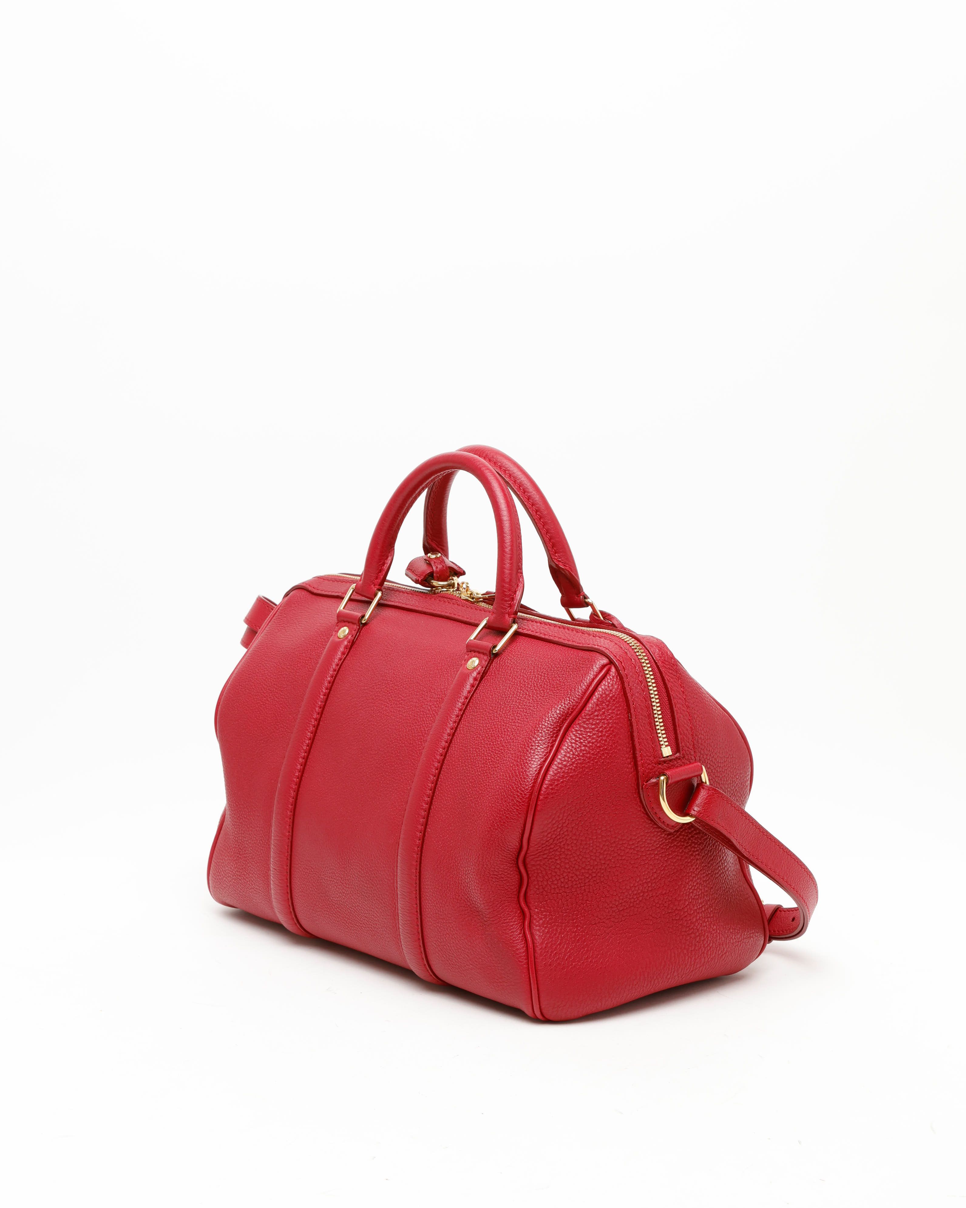 Pre-owned Louis Vuitton Jasper Sofia Coppola Pm Bag In Red