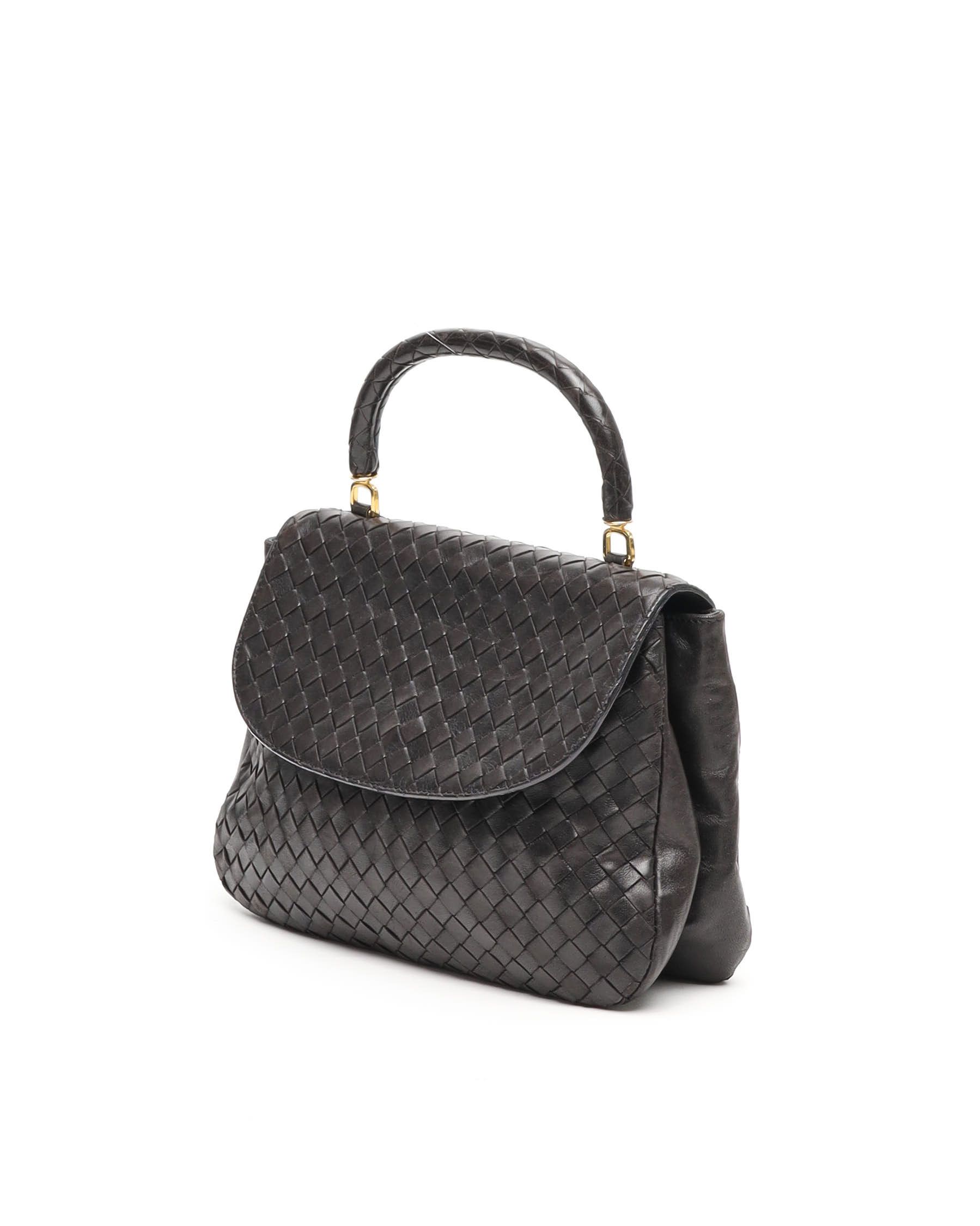Bottega Veneta Intrecciato Top Handle Bag
