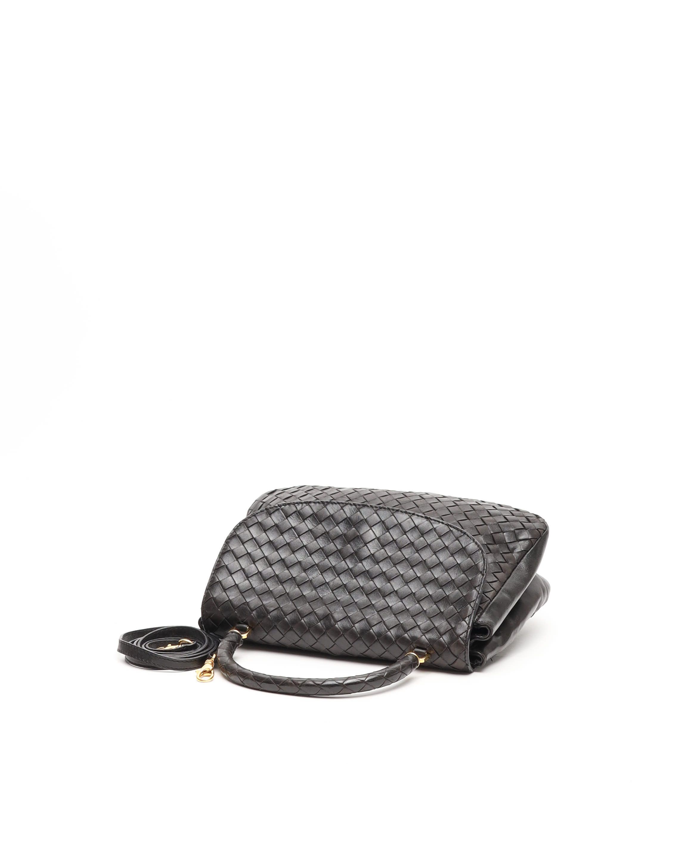 Bottega Veneta Intrecciato Top Handle Bag