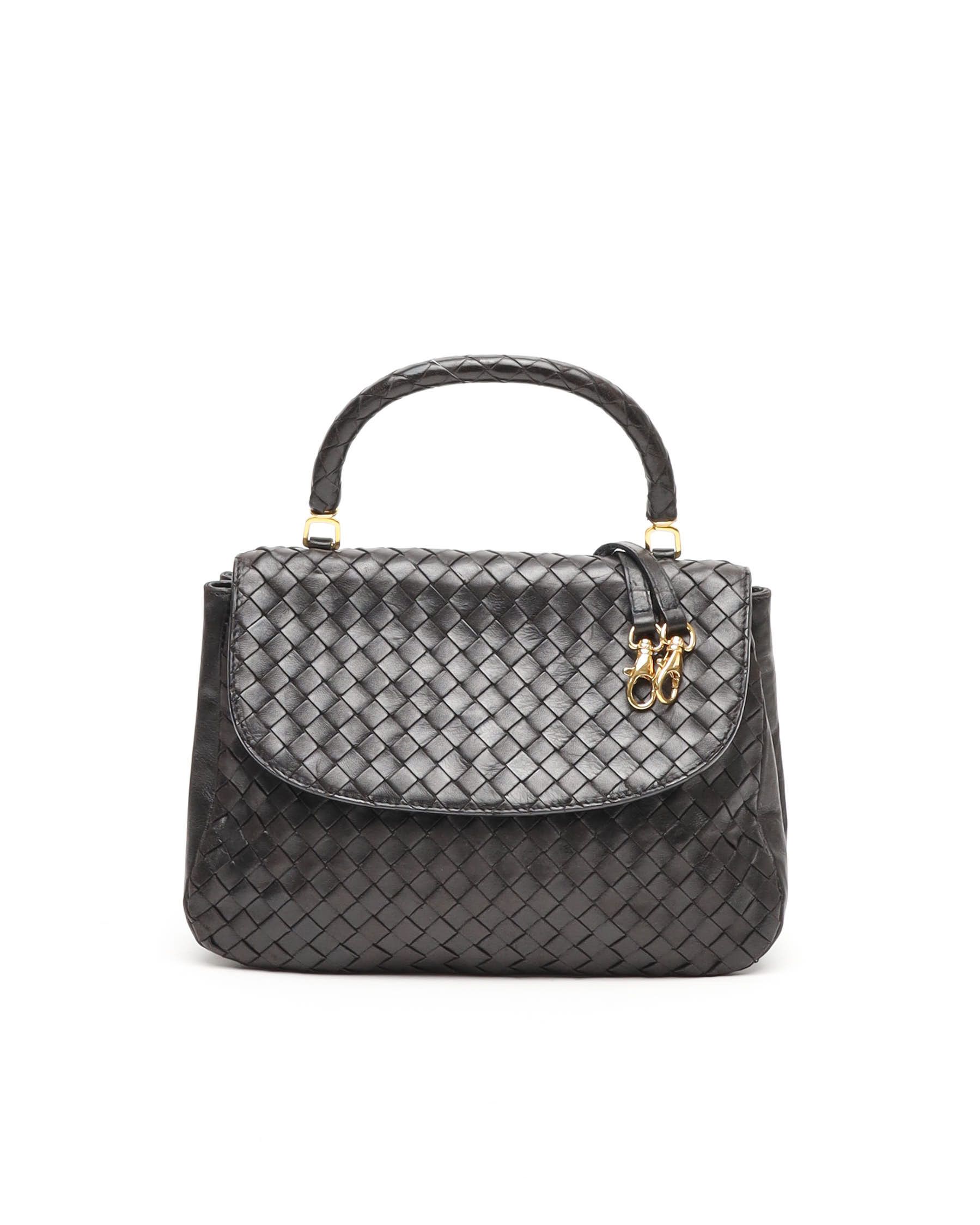 Bottega Veneta Intrecciato Top Handle Bag