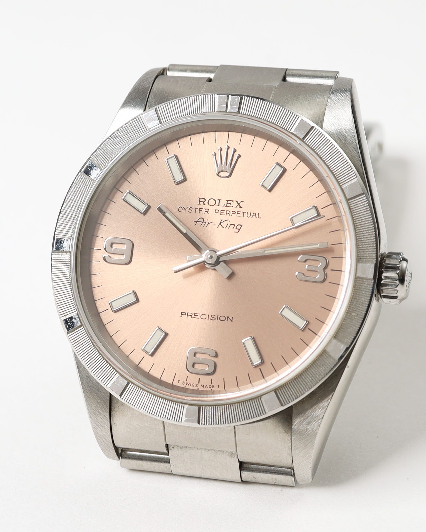 Rolex Air-king 34mm Ref 14010 1997 Watch In Metallic