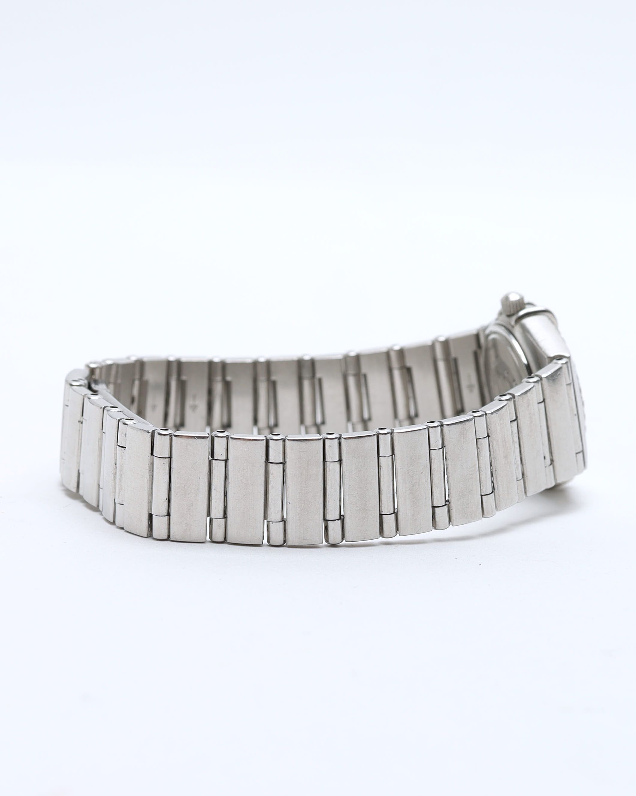 Omega Lady-constellation 22,5mm Ref 1466.84 Diamond Watch In Metallic