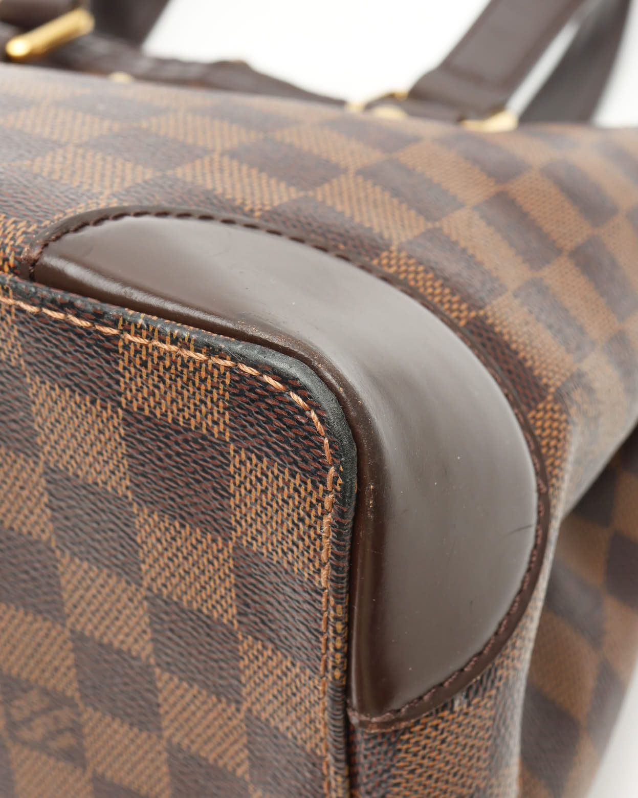 Pre-owned Louis Vuitton Damier Hampstead Pm Tote Bag In Brown