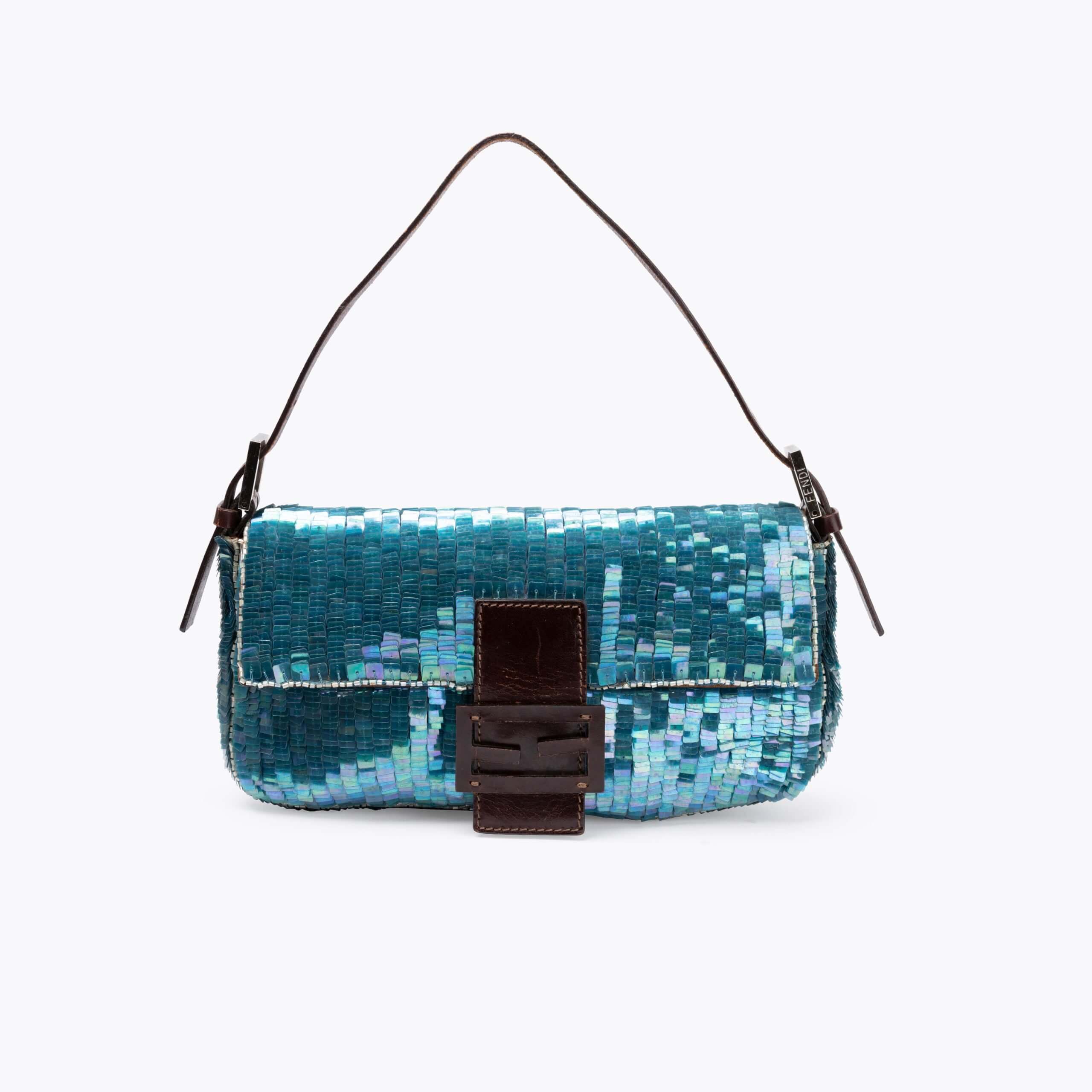 FENDI Sequin Baguette Bag