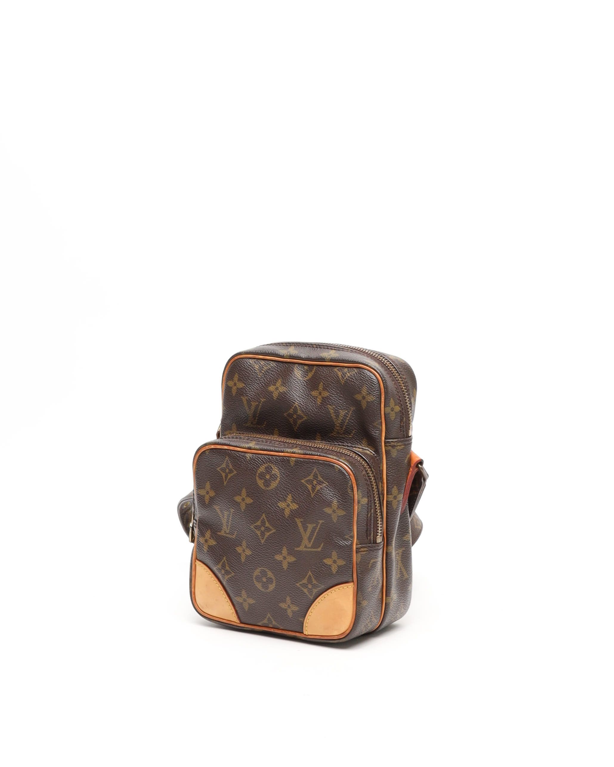 Pre-owned Louis Vuitton Monogram Amazon Bag In Brown