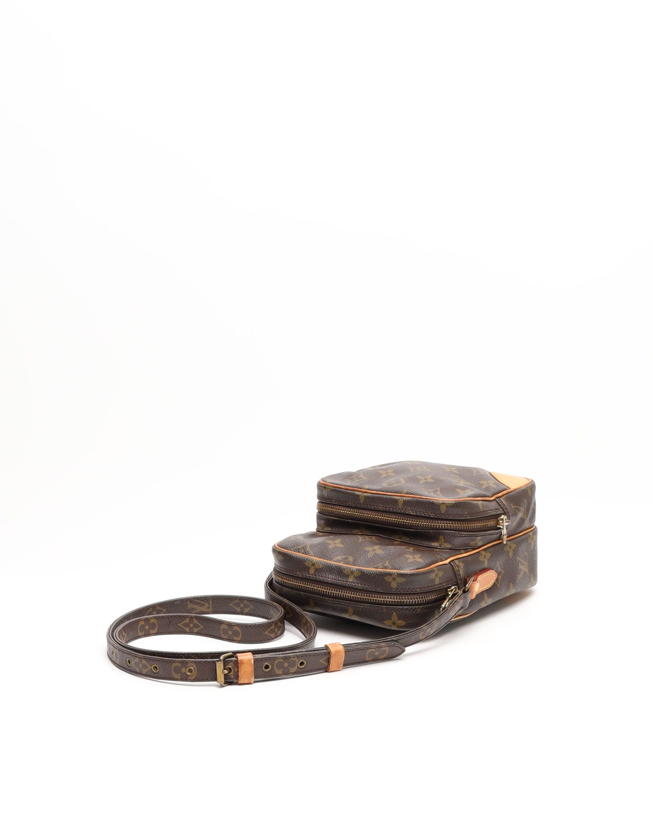 Pre-owned Louis Vuitton Monogram Amazon Bag In Brown