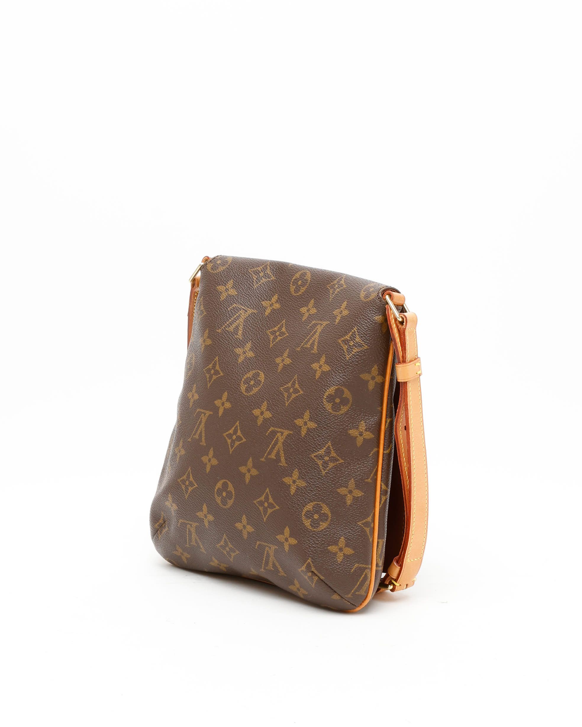 Pre-owned Louis Vuitton Monogram Musette Salsa Bag In Brown