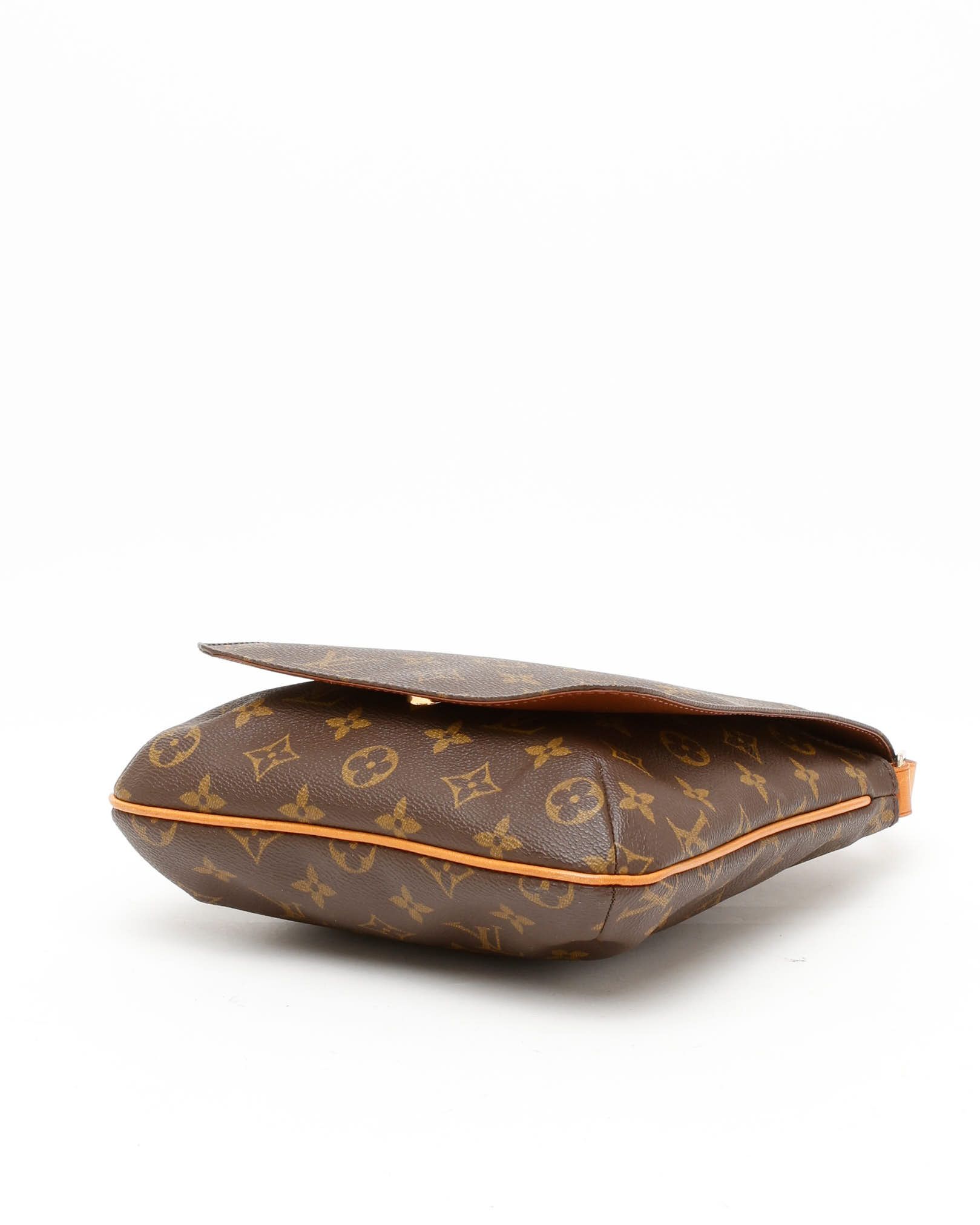Pre-owned Louis Vuitton Monogram Musette Salsa Bag In Brown