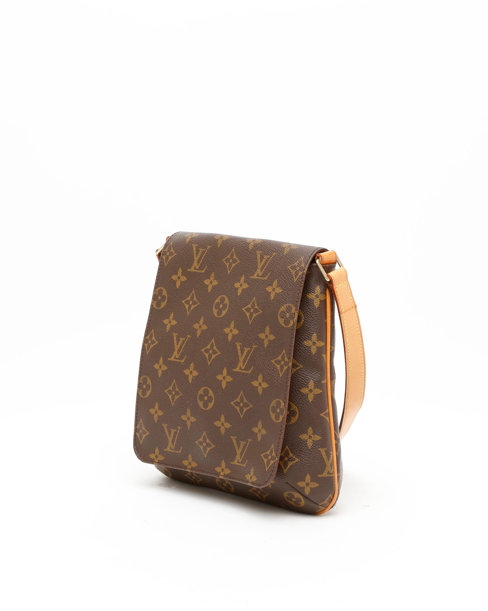 Pre-owned Louis Vuitton Monogram Musette Salsa Bag In Brown