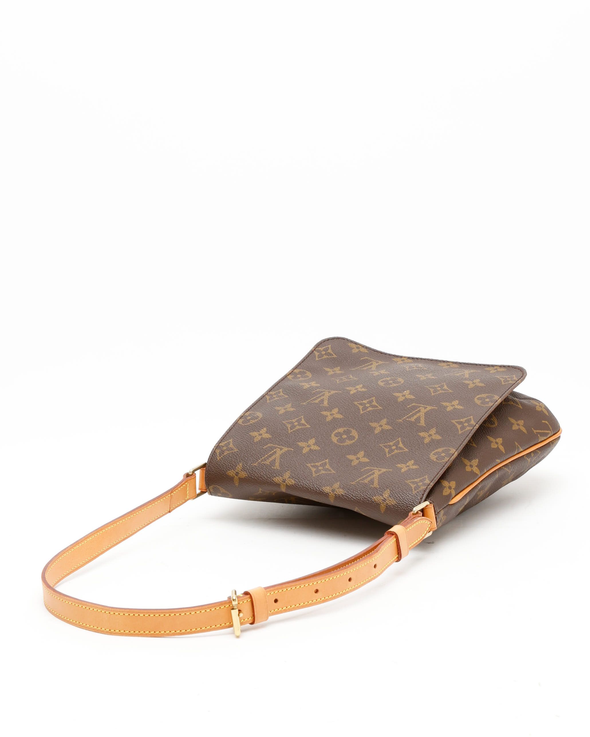 Pre-owned Louis Vuitton Monogram Musette Salsa Bag In Brown