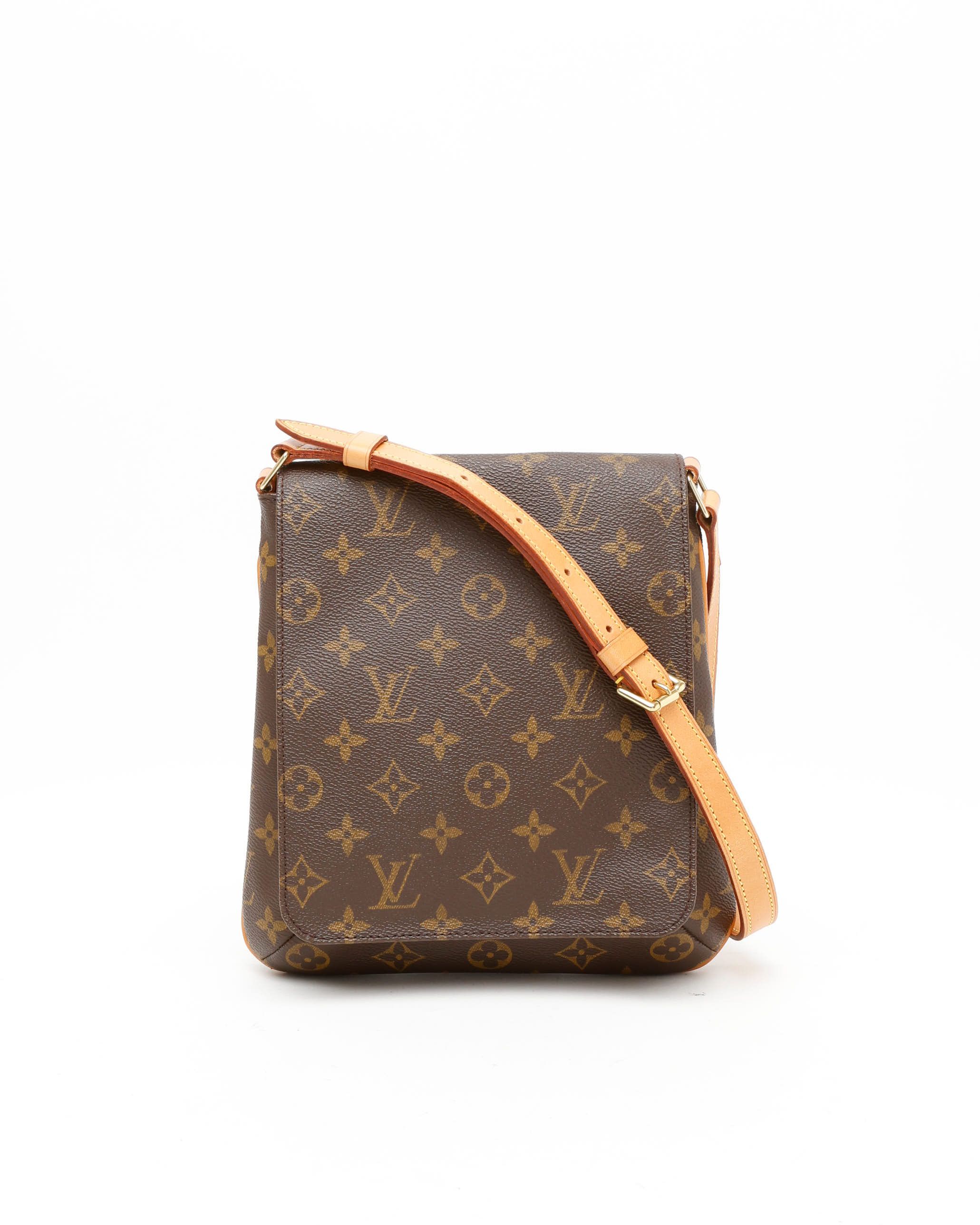 Pre-owned Louis Vuitton Monogram Musette Salsa Bag In Brown