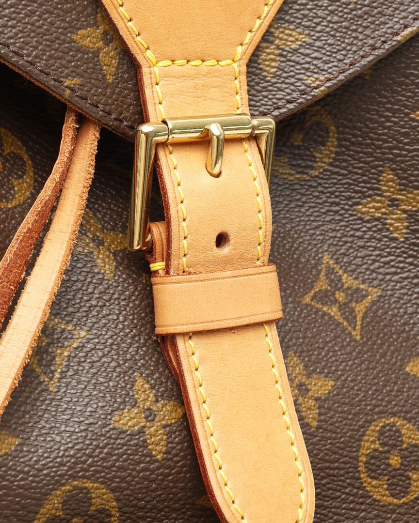 Pre-owned Louis Vuitton Monogram Montsouris Gm Backpack