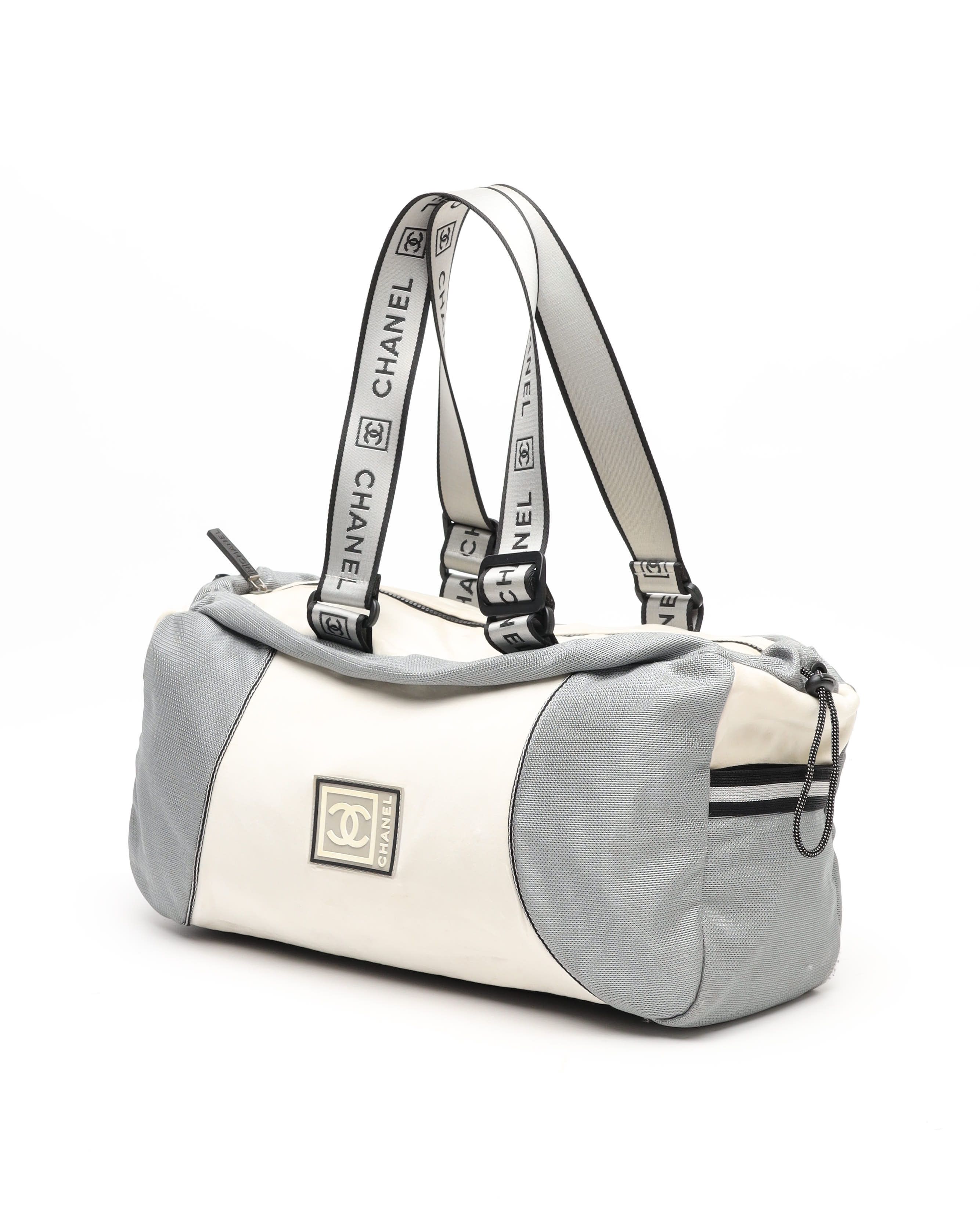 Pre-owned Chanel Sport Line Weekend Bag In Sand
