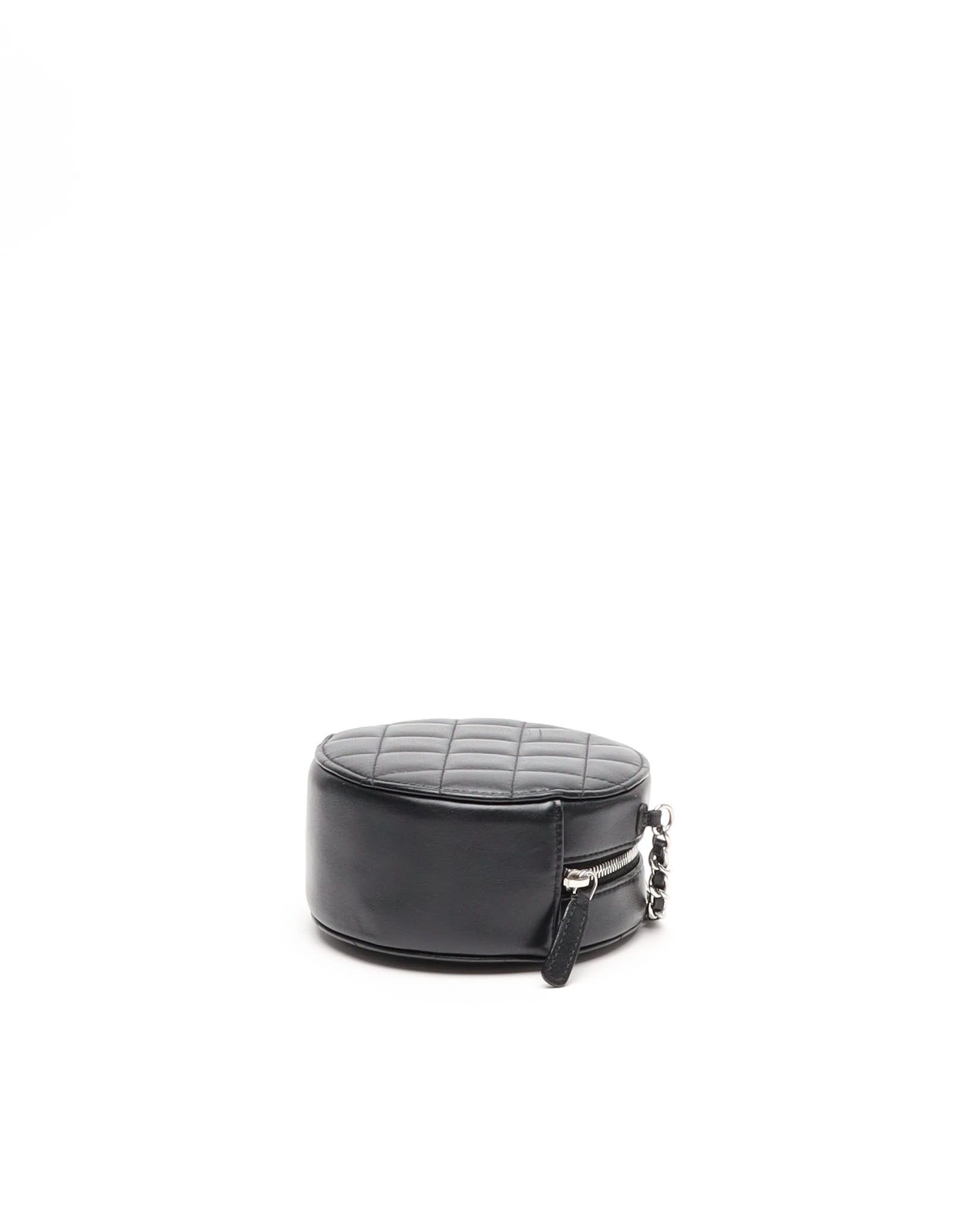 Pre-owned Chanel Cc Round Mini Chain Shoulder Bag
