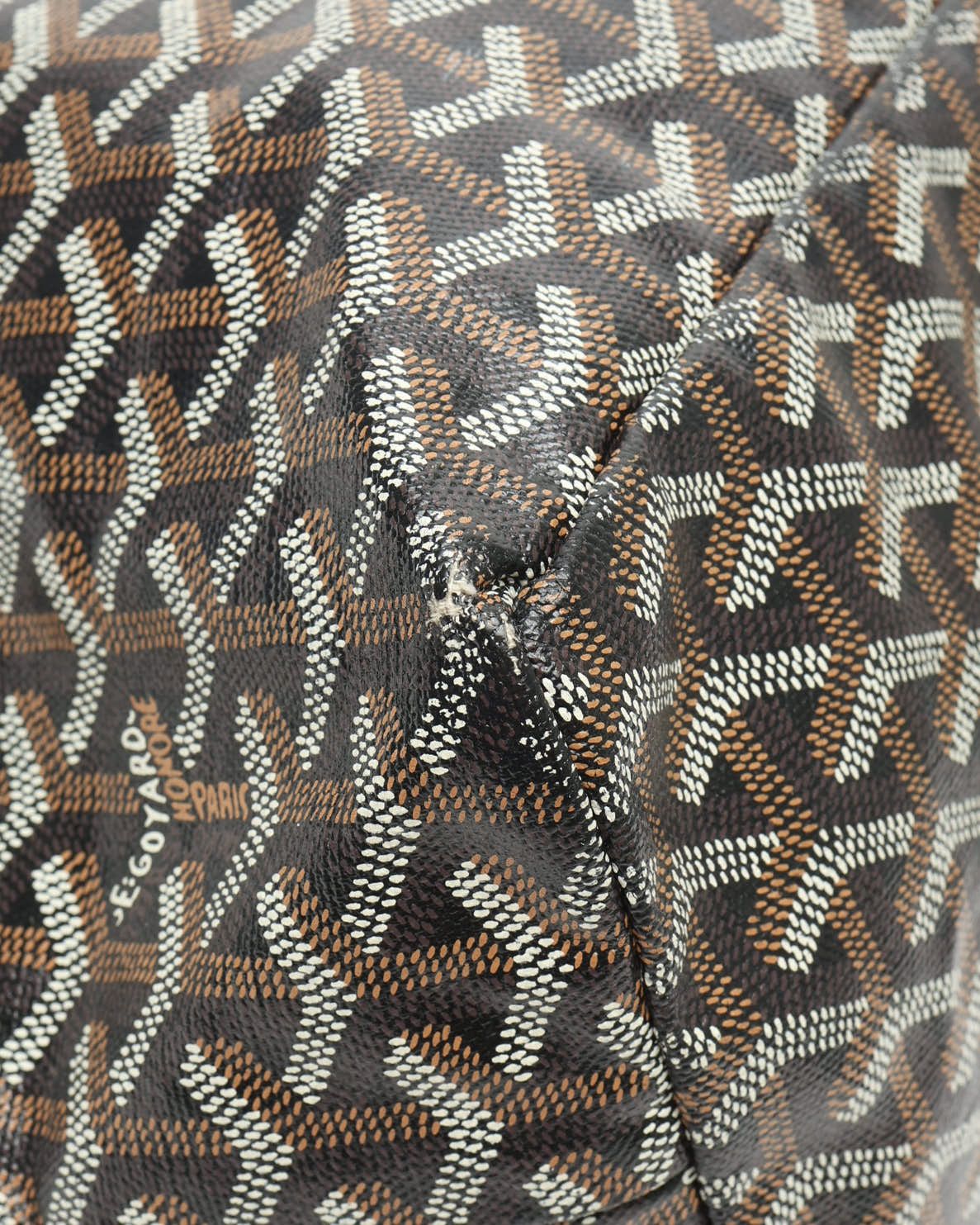 Pre-owned Goyard Saint Louis Pm Tote Bag In Black