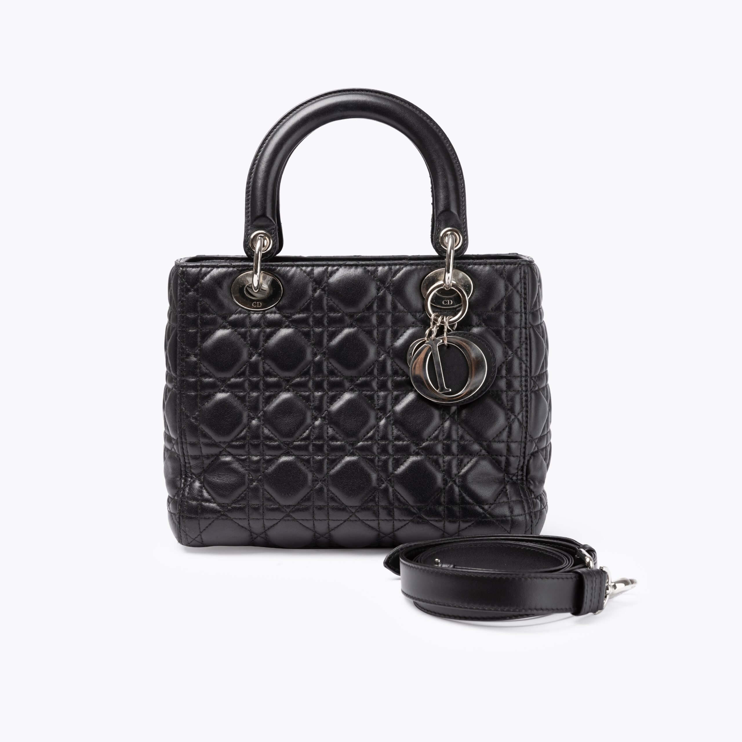 CHRISTIAN DIOR Lady Dior Medium Bag
