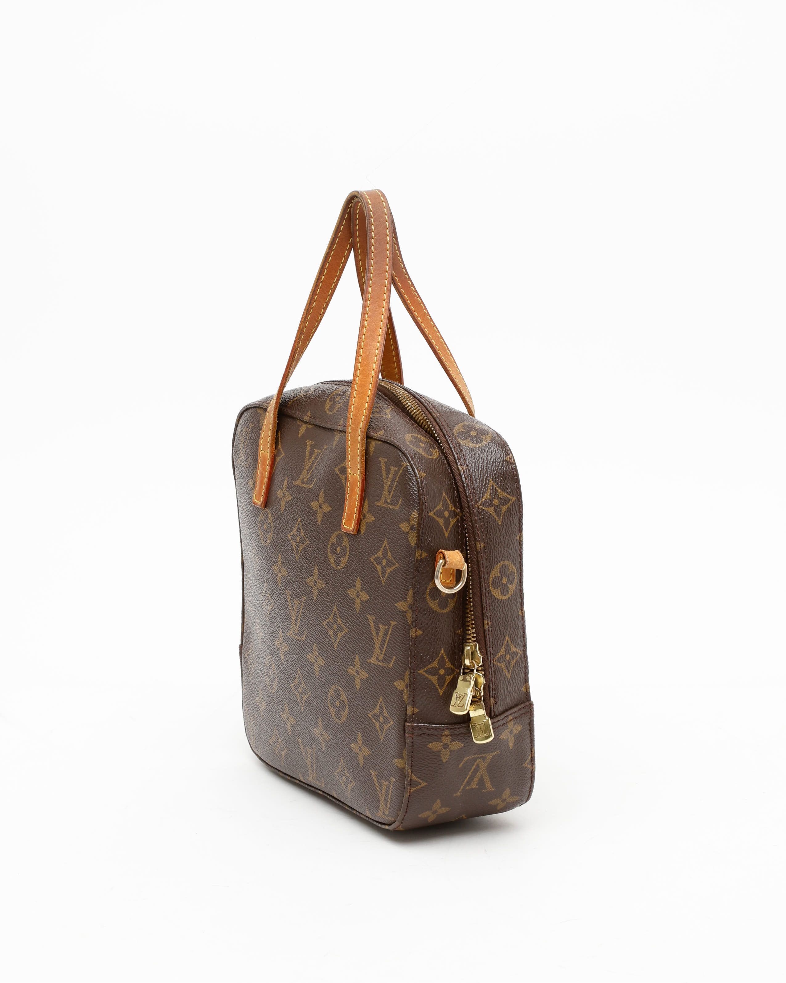 Pre-owned Louis Vuitton Monogram Spontini Bag In Brown