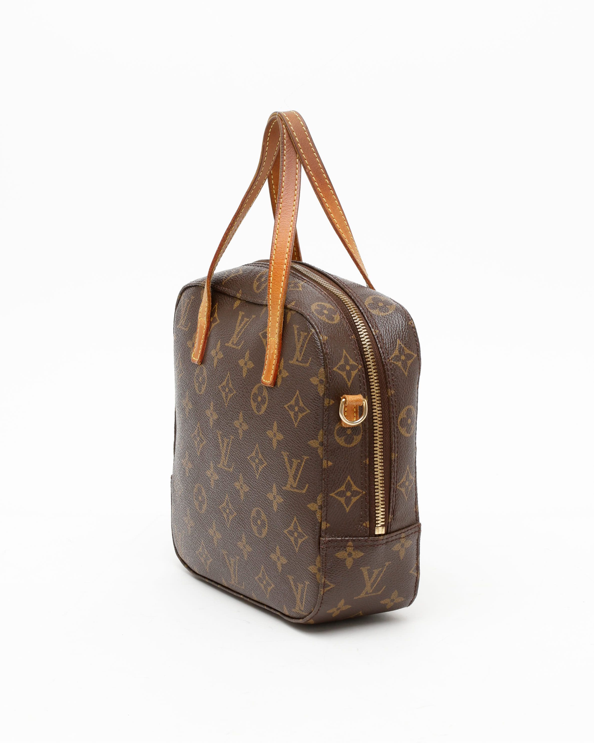 Pre-owned Louis Vuitton Monogram Spontini Bag In Brown