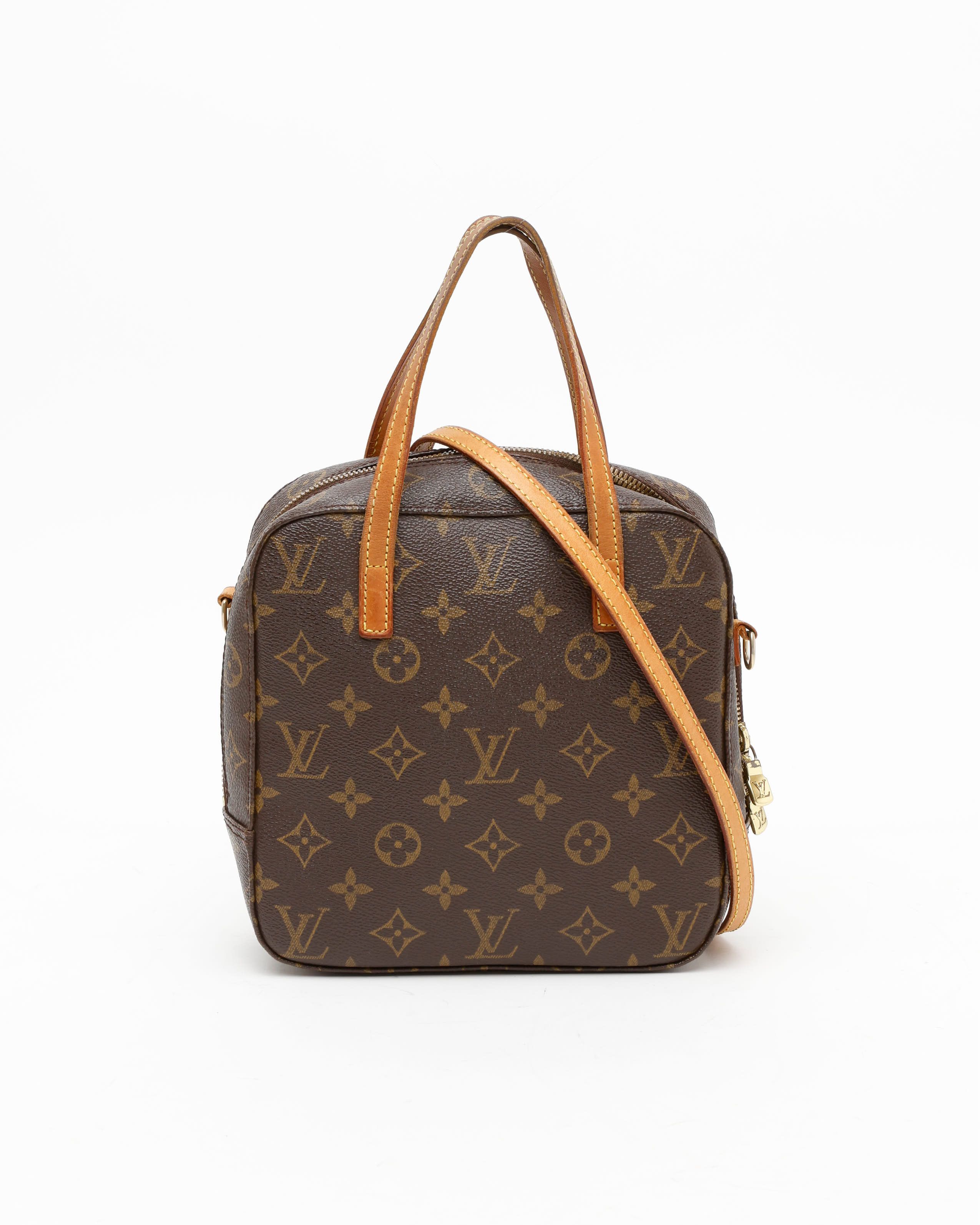 Pre-owned Louis Vuitton Monogram Spontini Bag In Brown