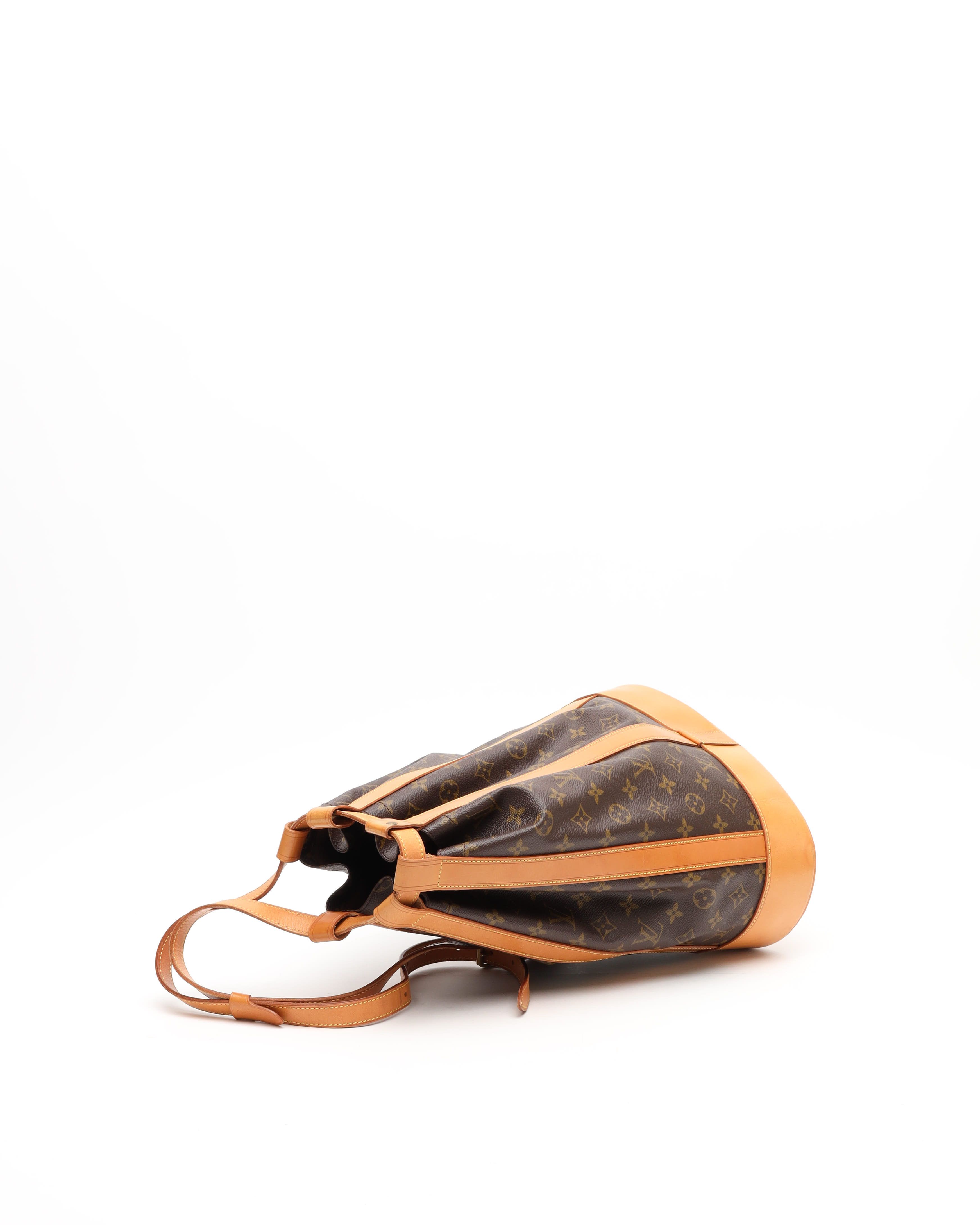 Pre-owned Louis Vuitton Monogram Randonée Pm Bag In Brown