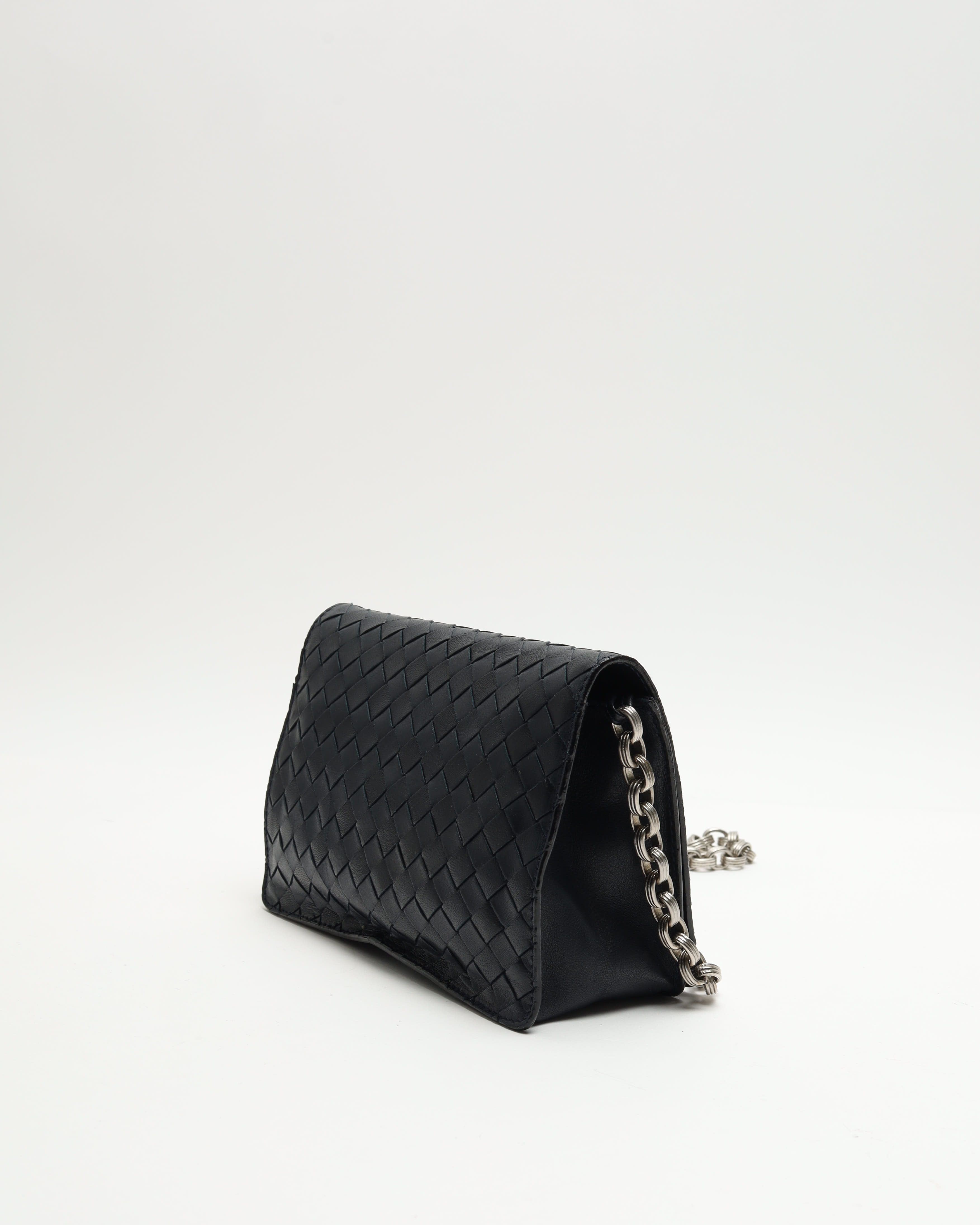Bottega Veneta Intrecciato Wallet On Chain Bag