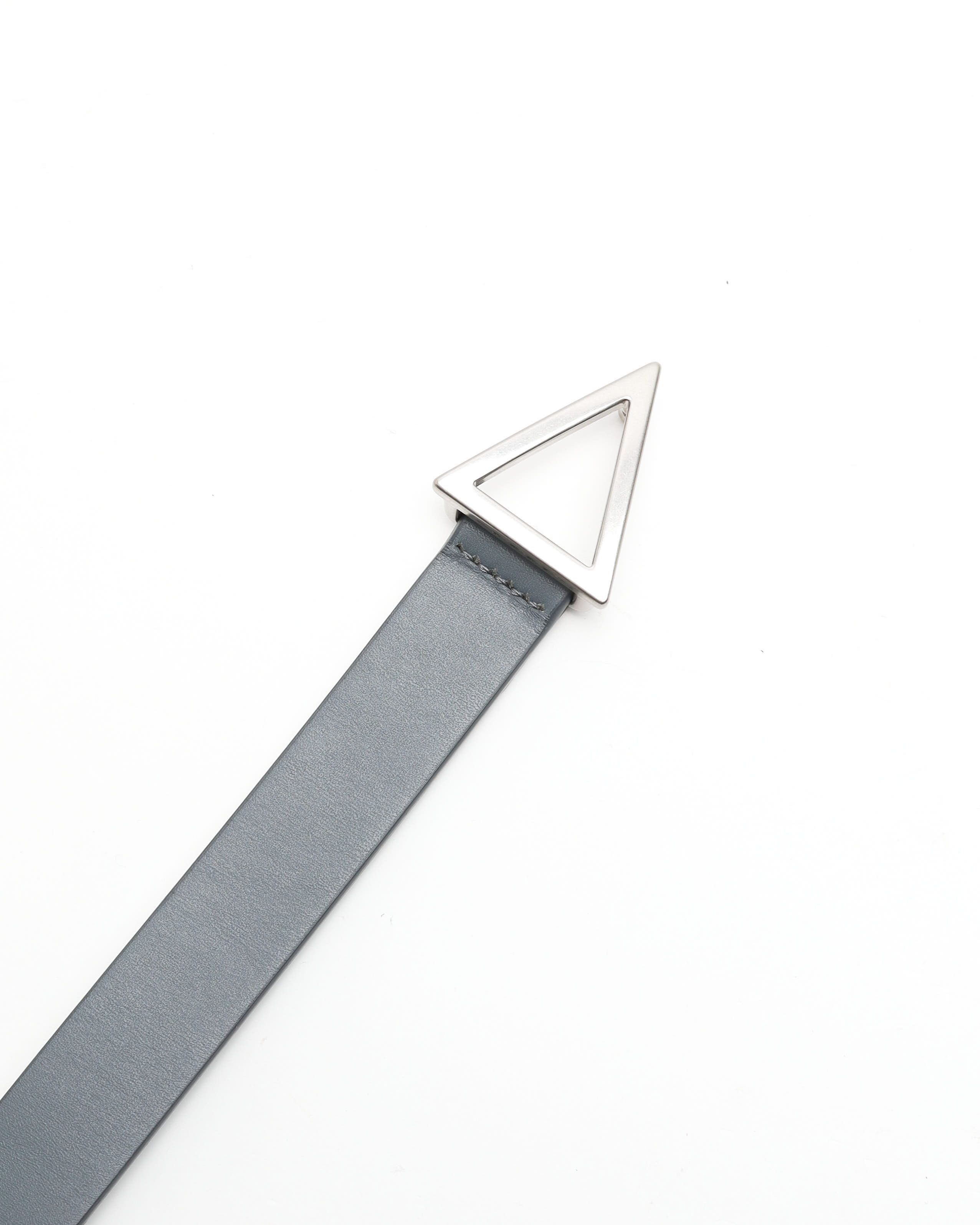 Bottega Veneta Triangle Belt In Gray