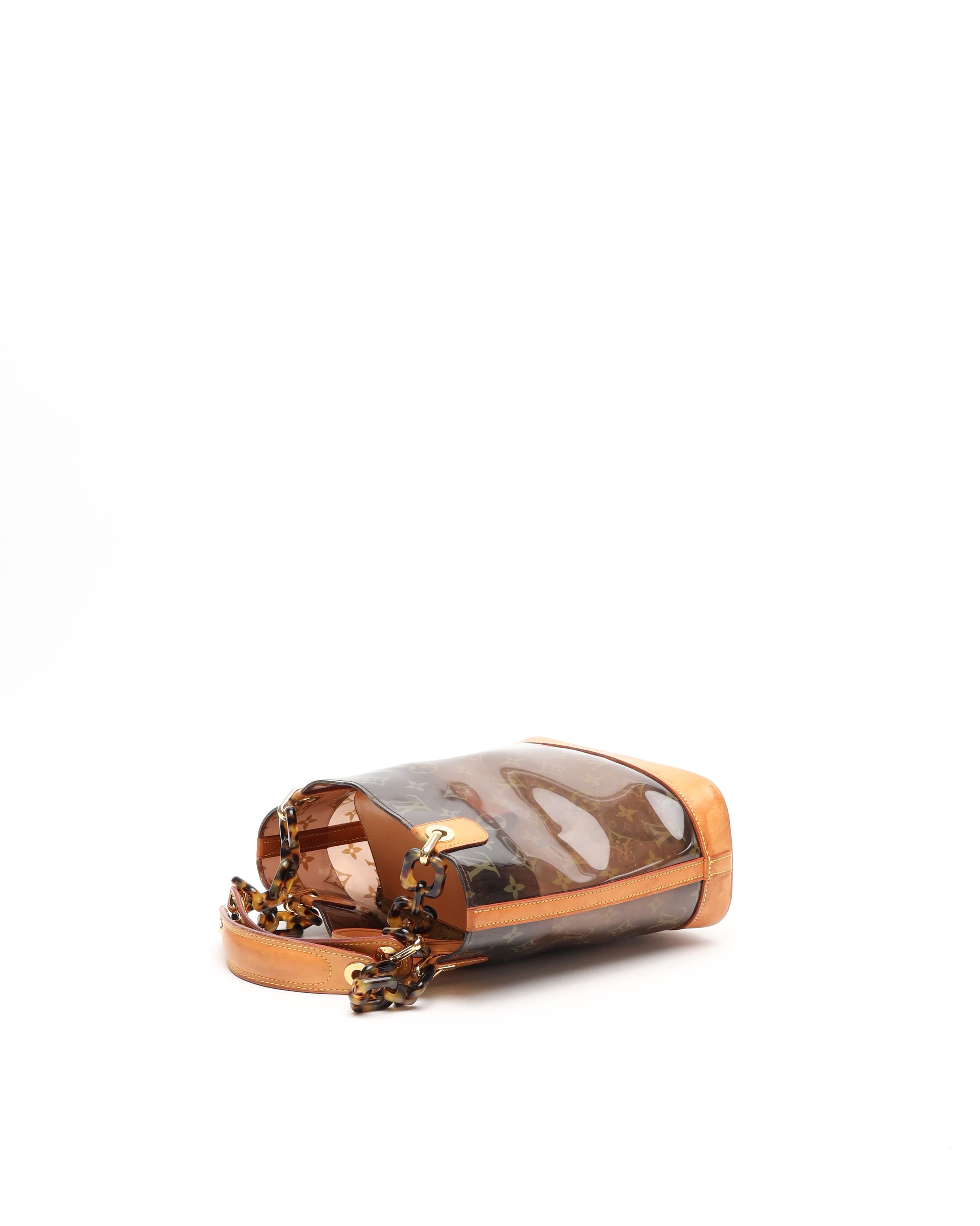 Pre-owned Louis Vuitton Cabas Monogram Ambre Pm Bag In Brown