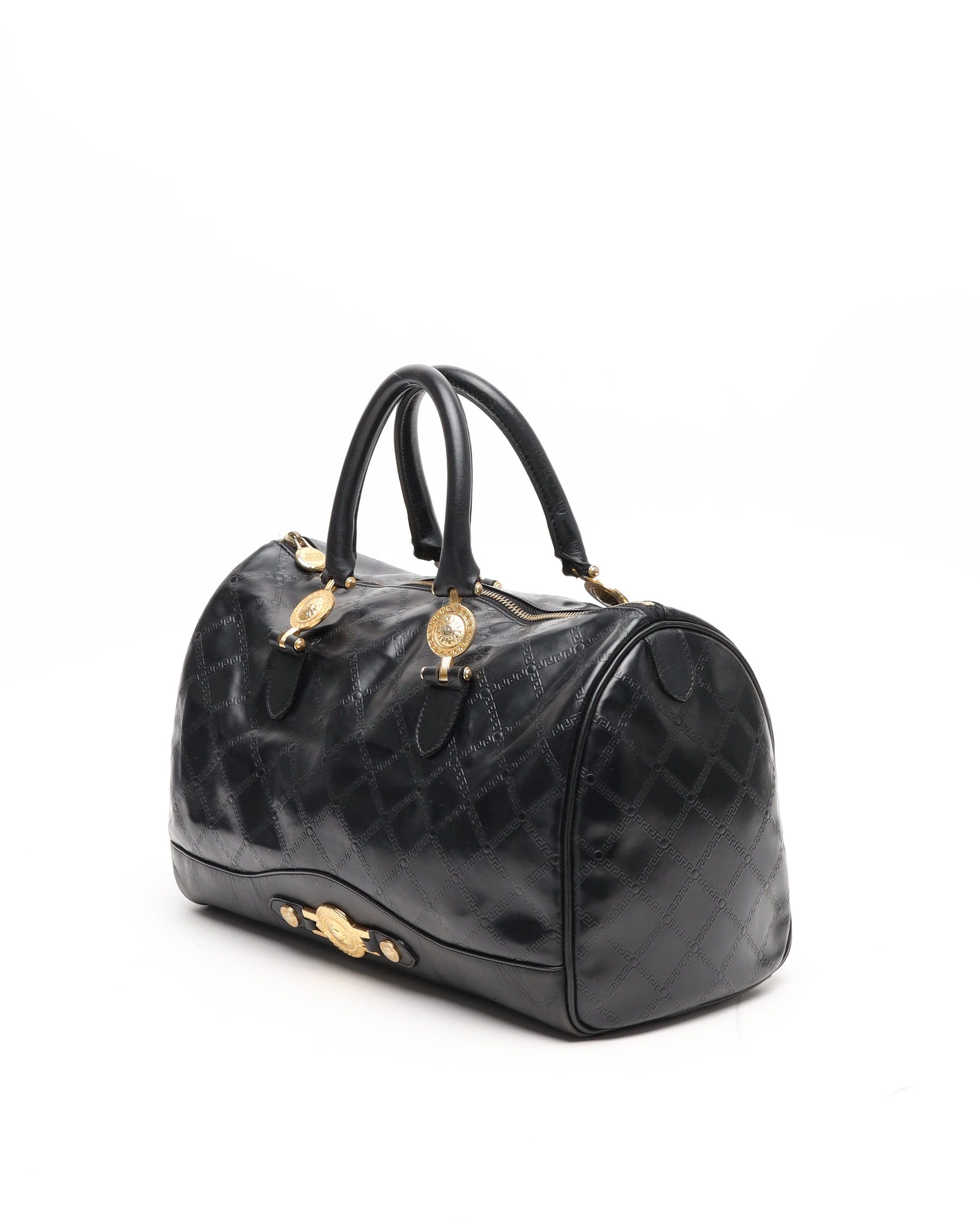 Versace Sunburst Boston Bag
