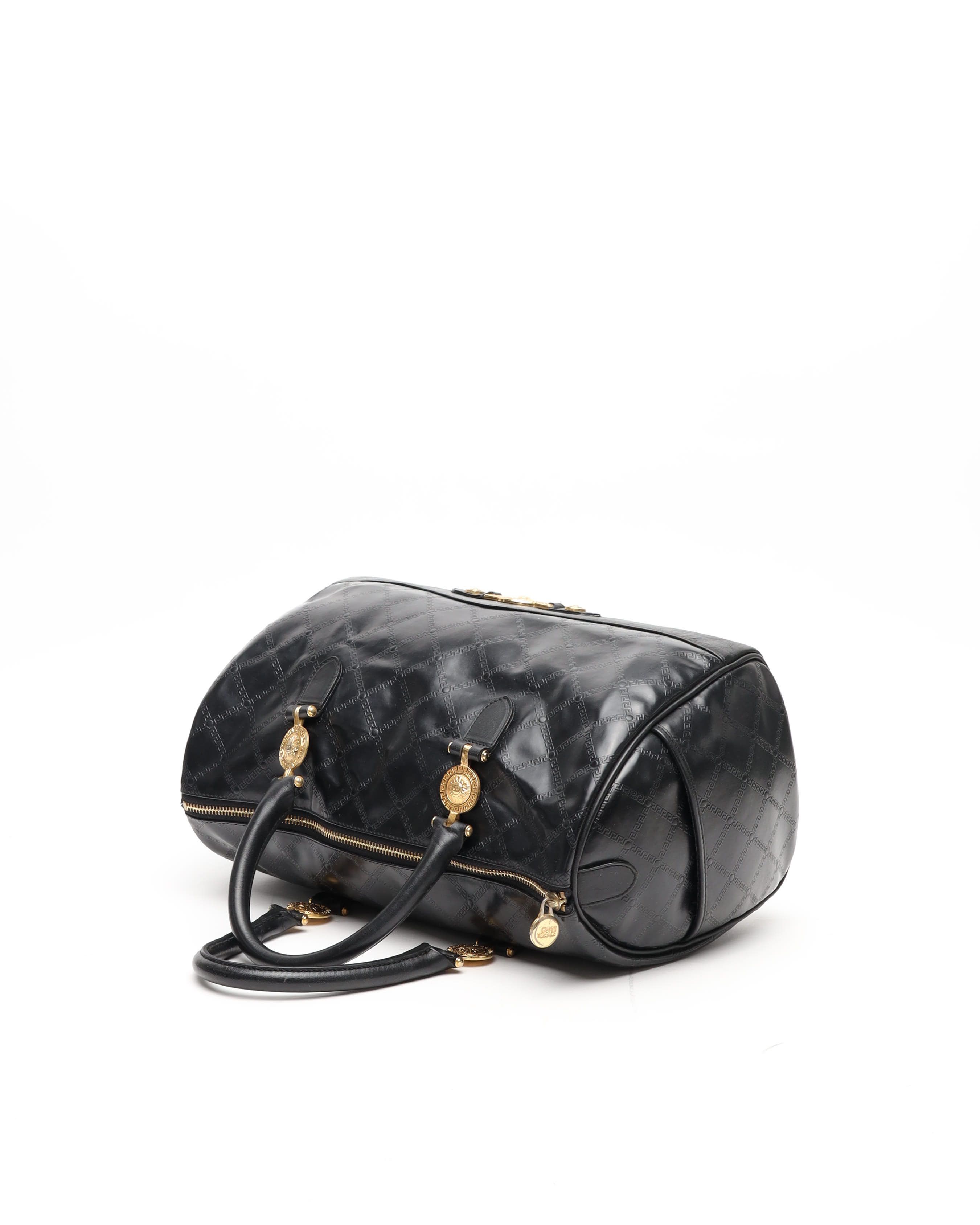 Versace Sunburst Boston Bag