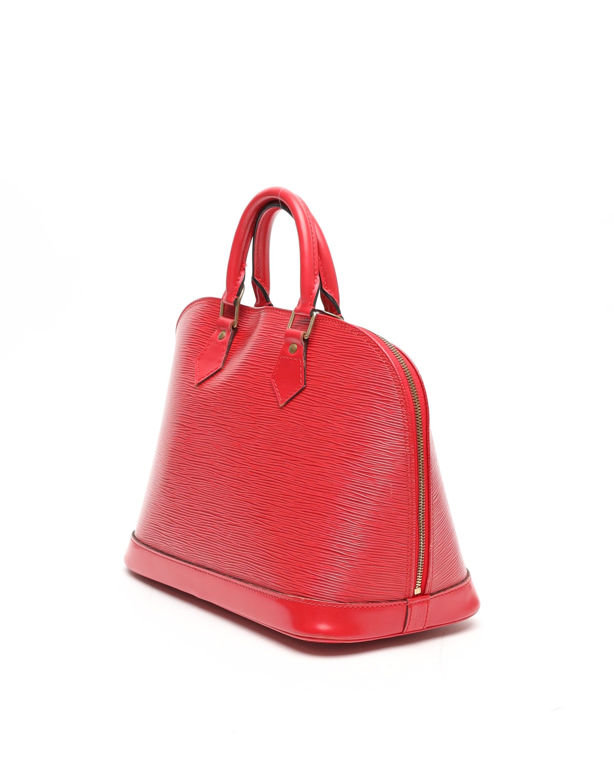 Pre-owned Louis Vuitton Epi Alma Pm Bandoulière Bag