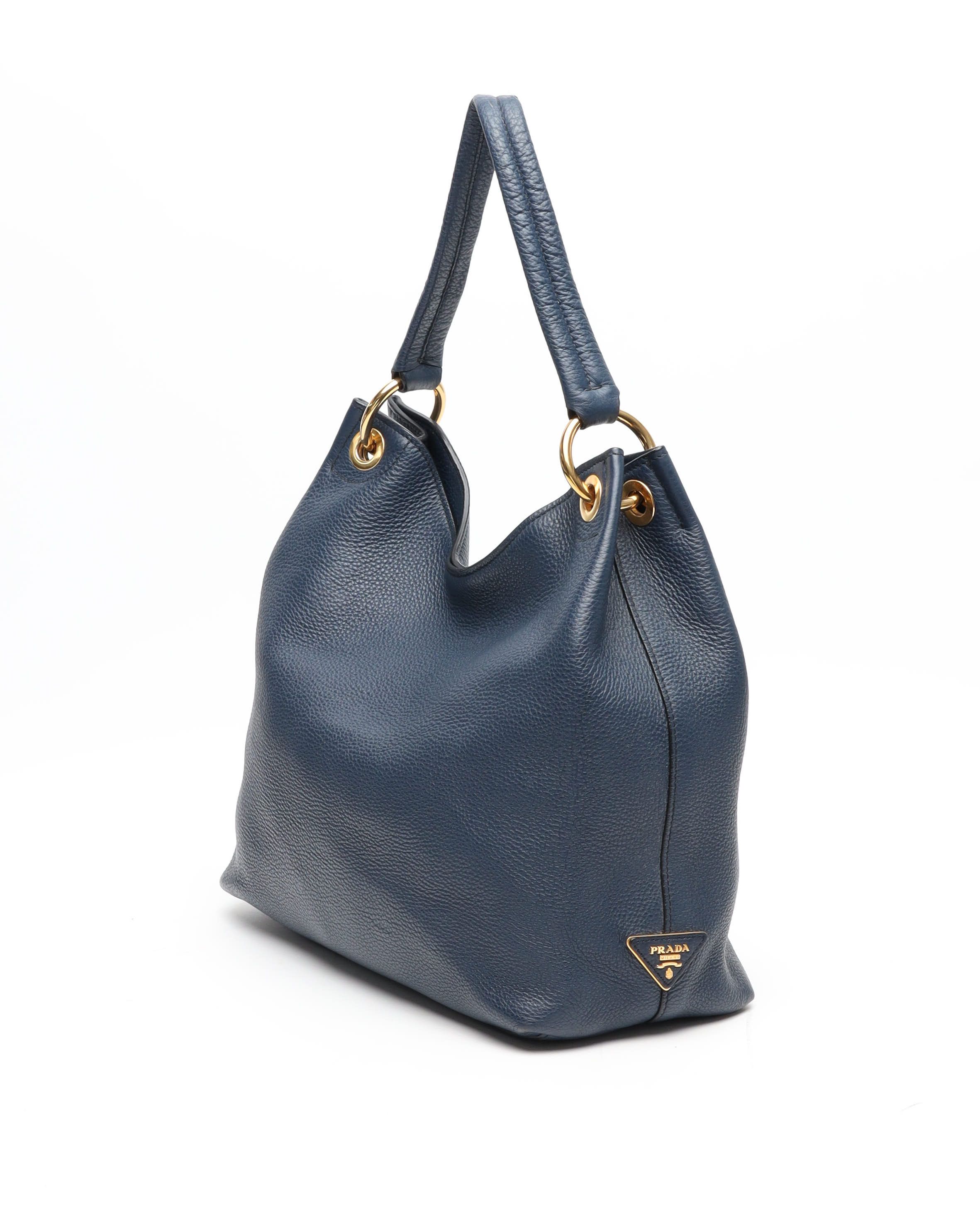 Prada Vitello Phenix Hobo Bag