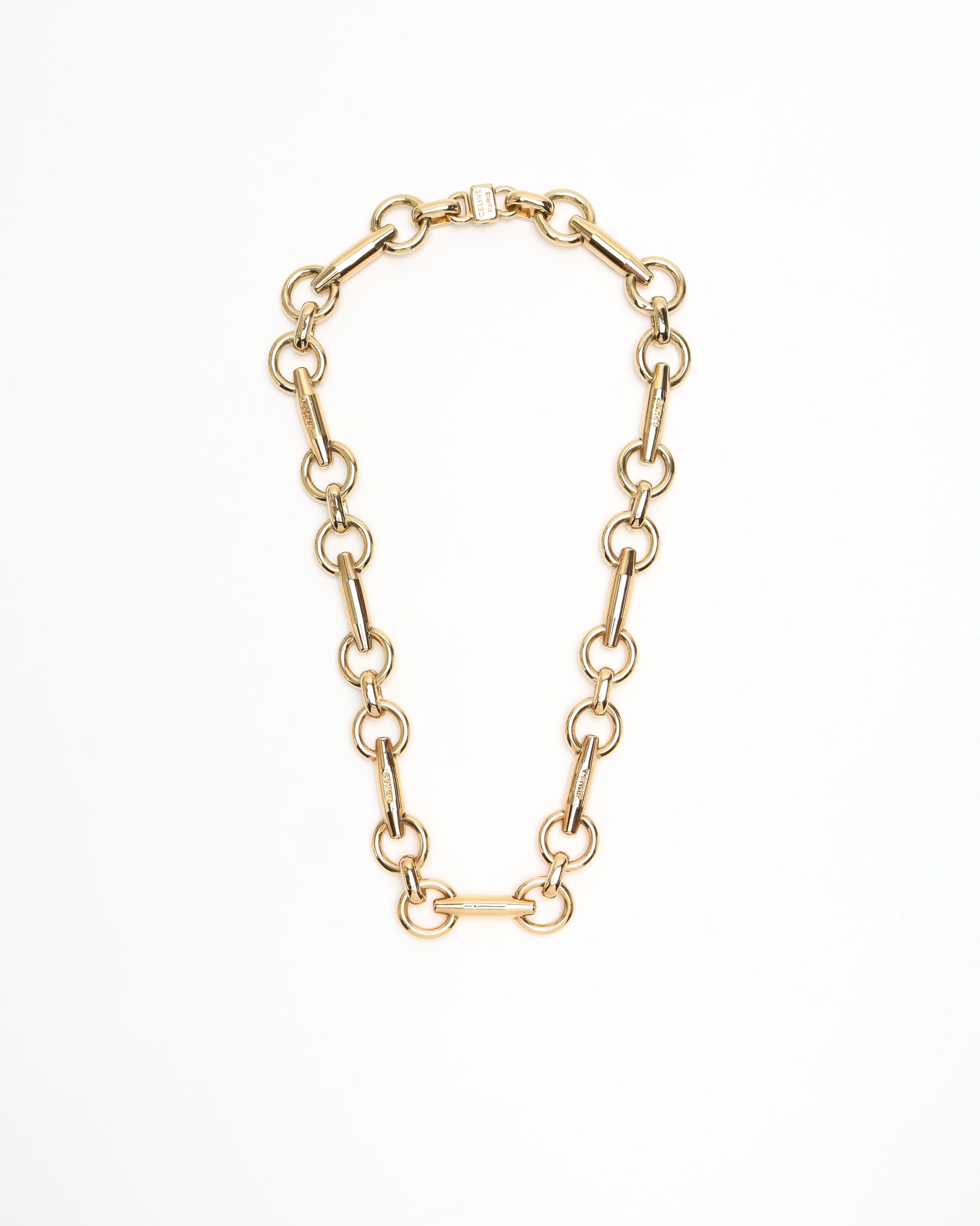 Celine Céline Gold Chain Necklace In Gold