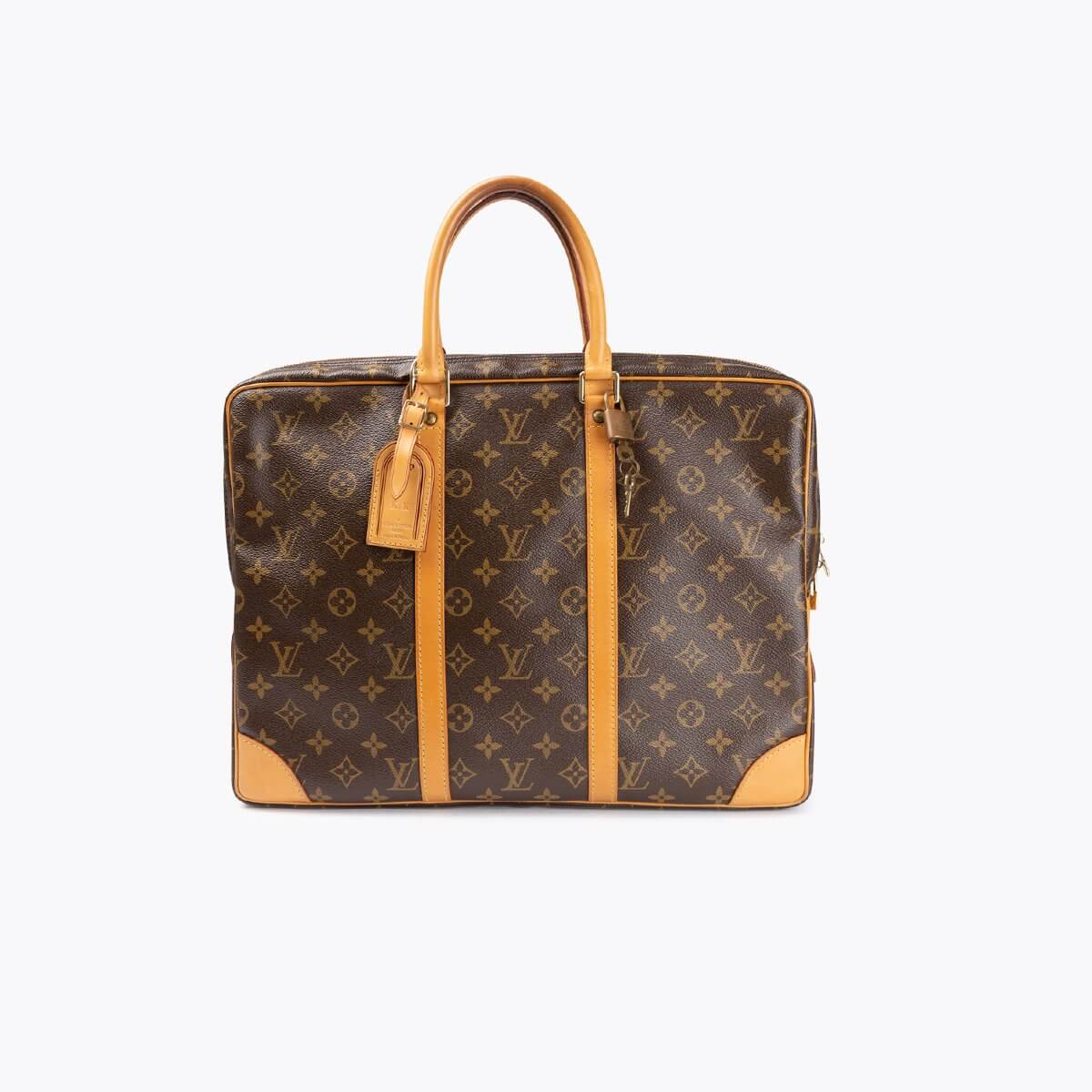 LOUIS VUITTON Monogram Porte Document Voyage Briefcase